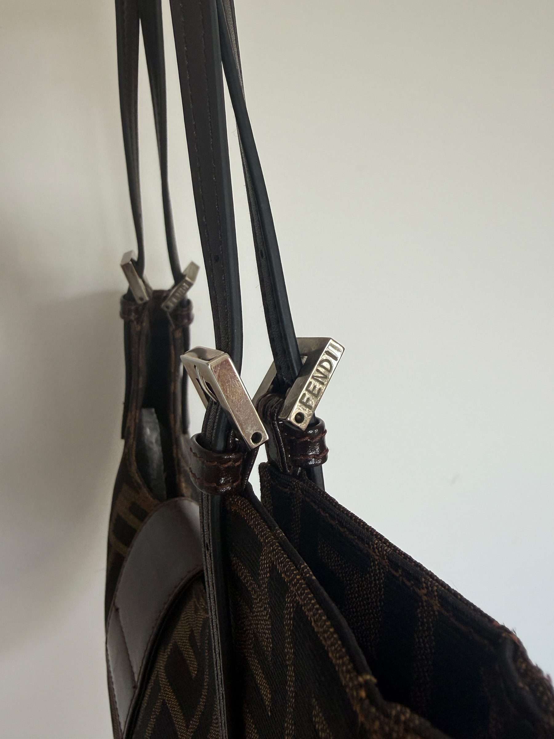 Fendi Zucca Crescent Shoulder Bag image 8