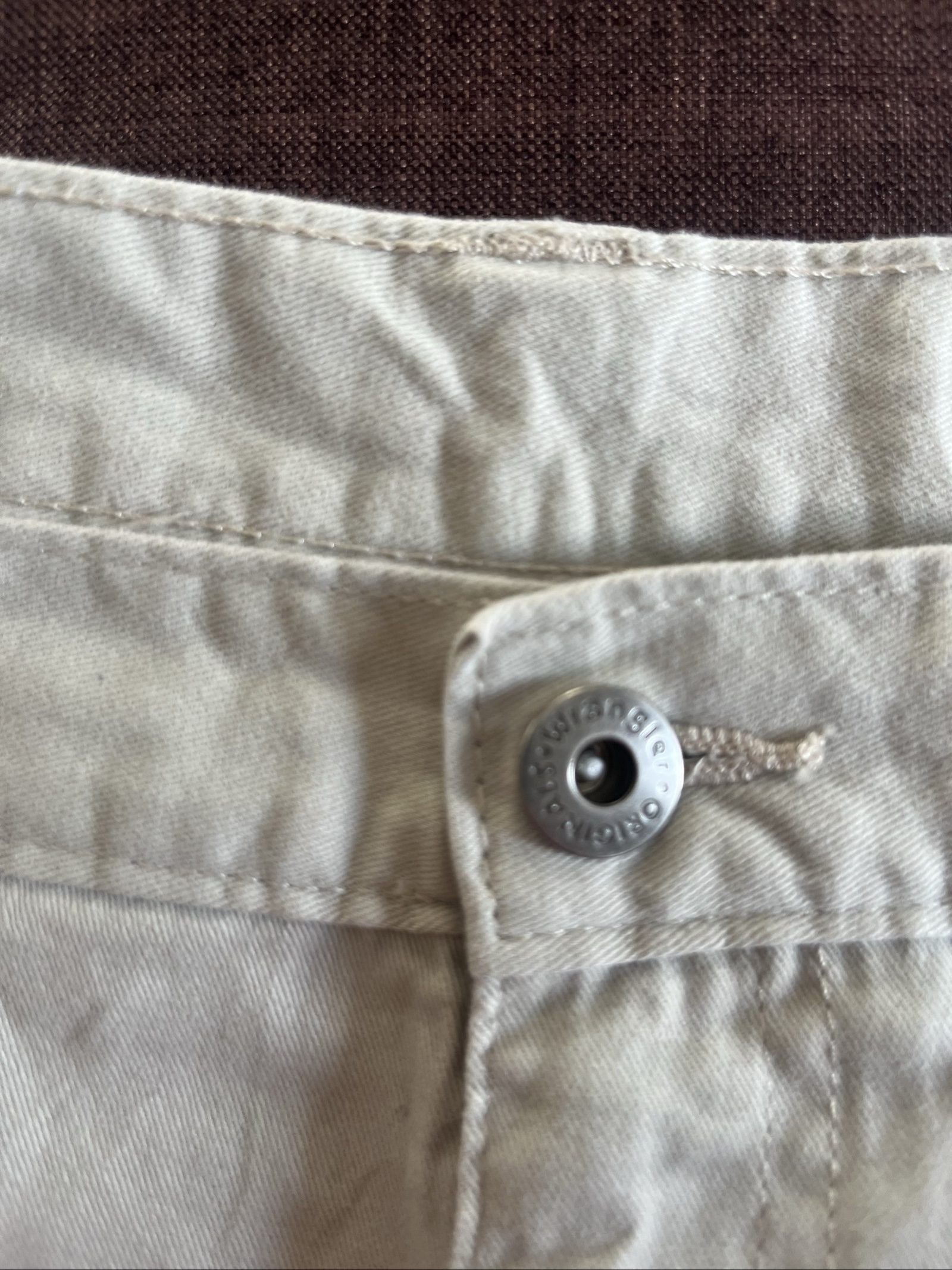 Wrangler Beige Cargo Shorts Large Men's Cotton image 5