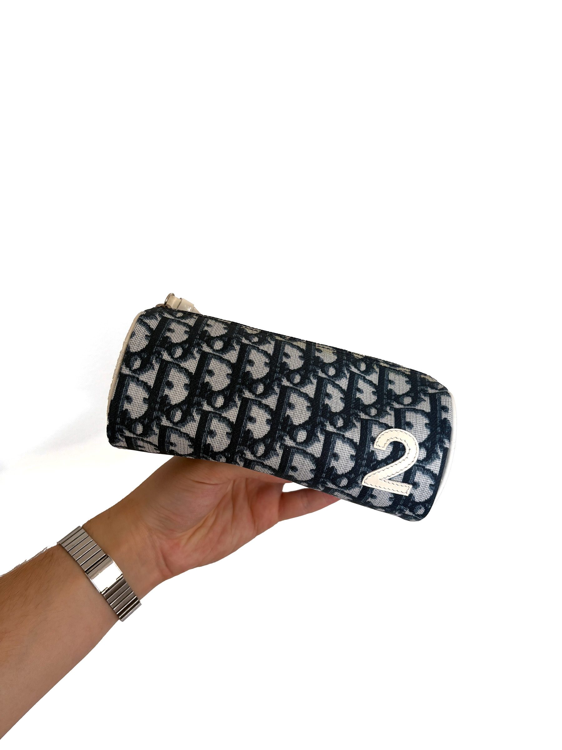 Christian Dior Trotter Canvas '2' Mini Bag