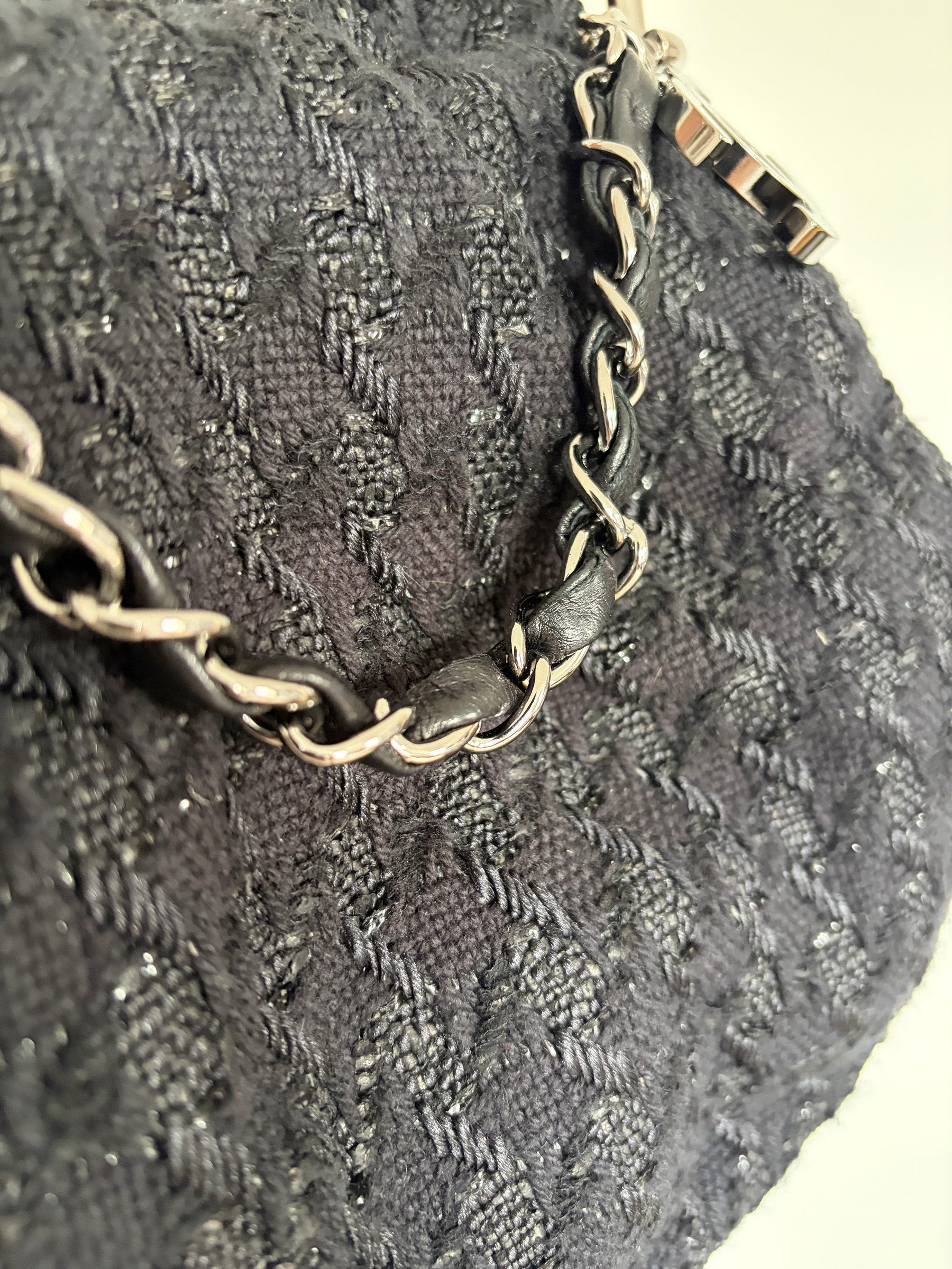 2005 Chanel Tweed Handbag image 7