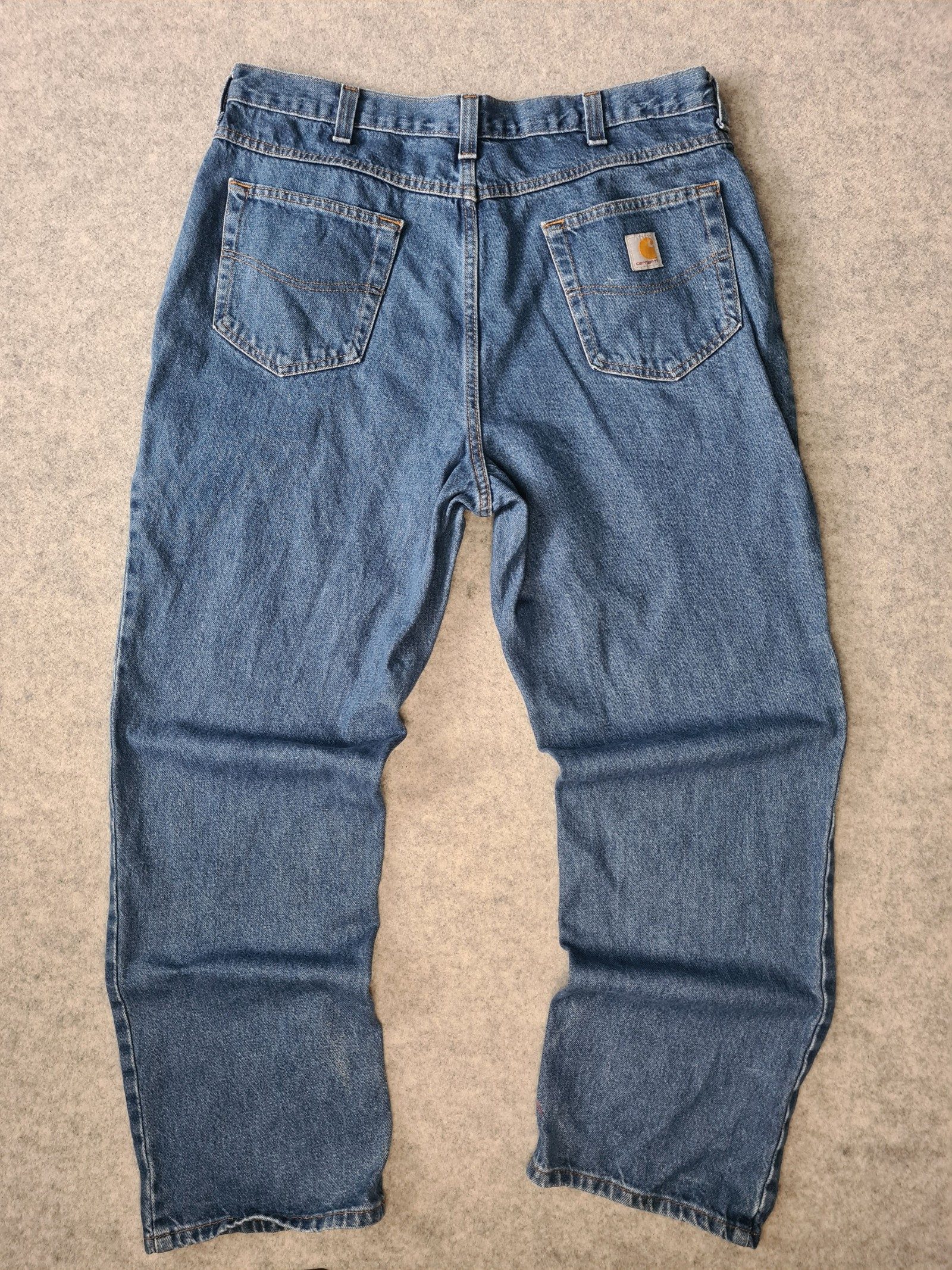 Carhartt Denim Jeans Blue Workwear Style Size 36/30 1173 image 3