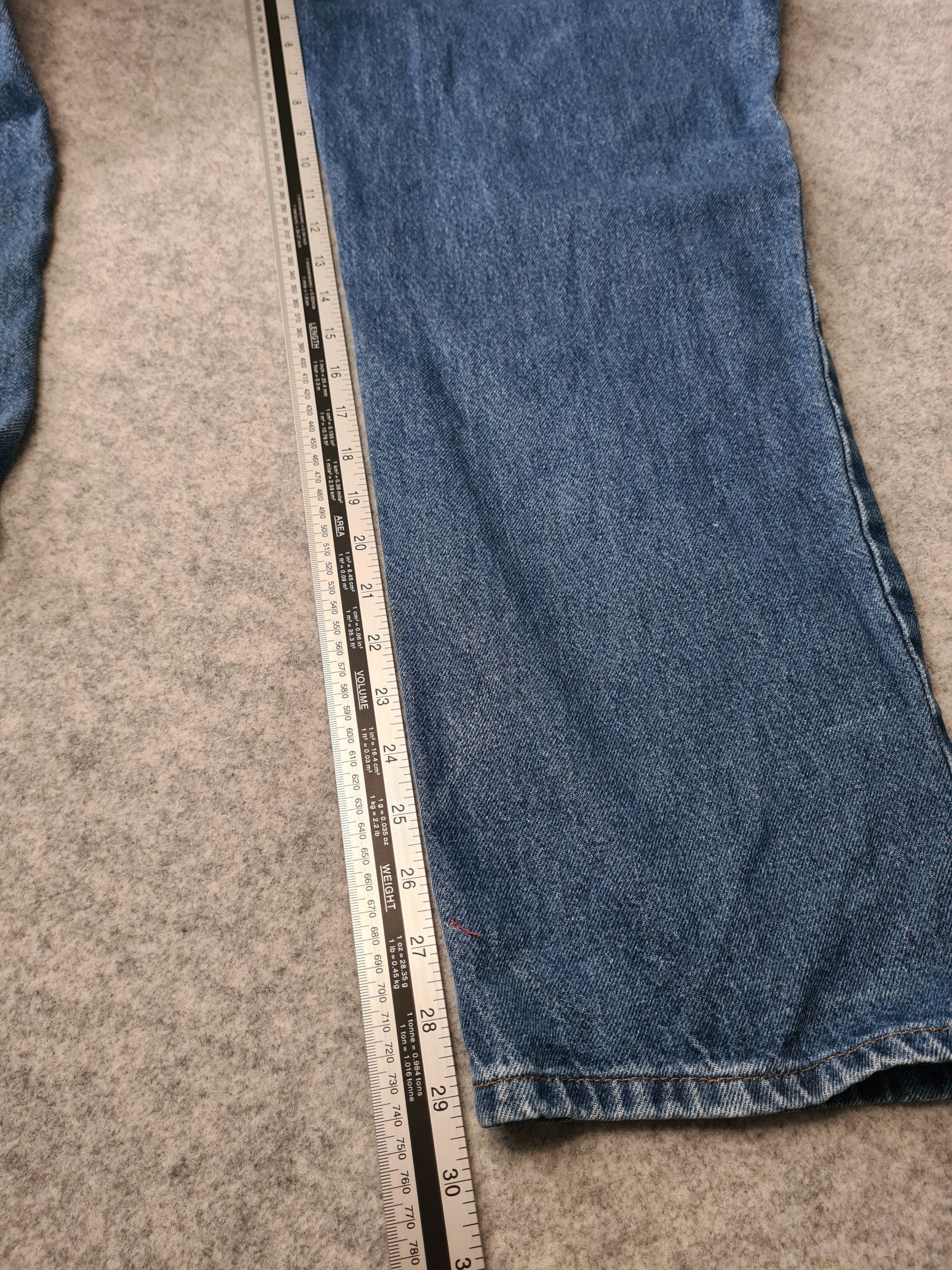 Carhartt Denim Jeans Blue Workwear Style Size 36/30 1173 image 5