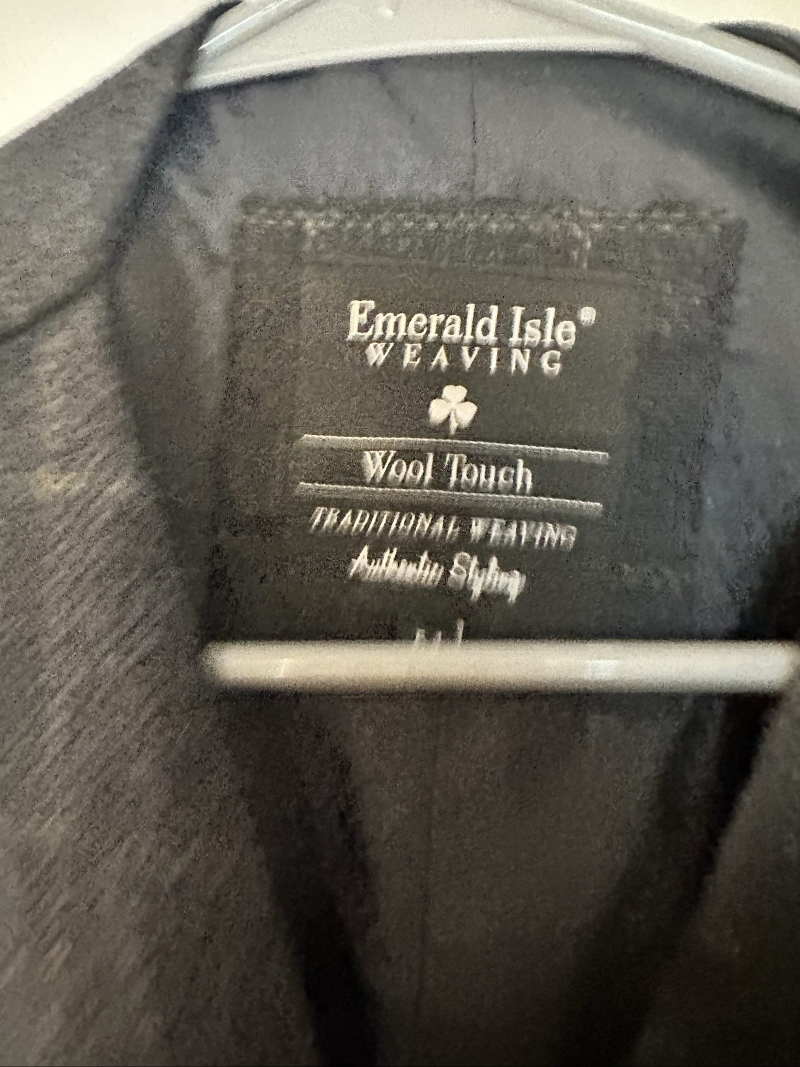 emerald isle black wool vest large image 5