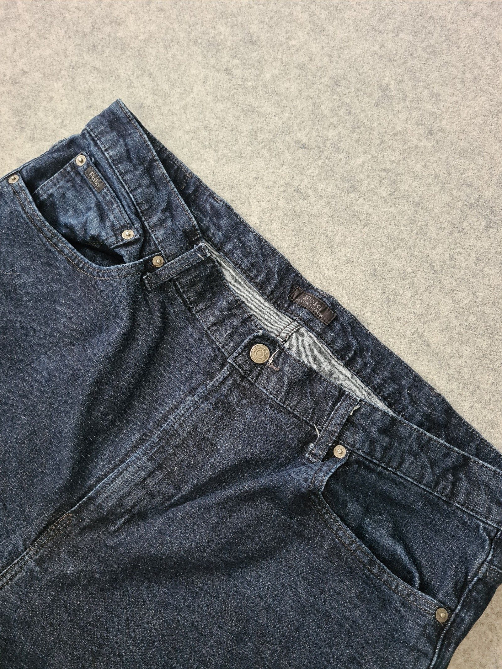 Polo Ralph Lauren Prospect Straight Blue Jeans W42 L34 1171 image 4