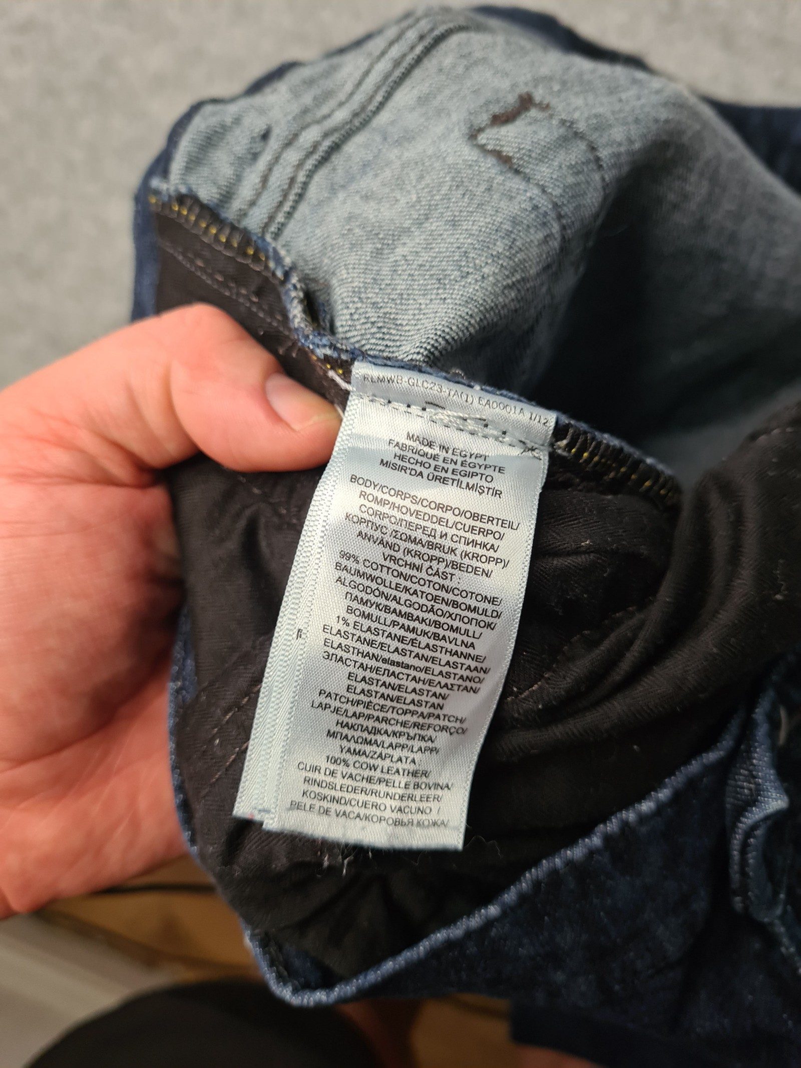 Polo Ralph Lauren Prospect Straight Blue Jeans W42 L34 1171 image 10