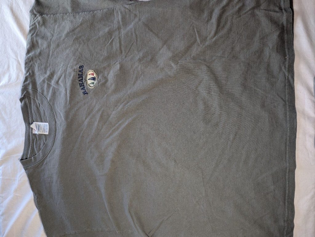 Delta Magnum Weight Men's Grey Bahamas Graphic T-Shirt 2XL