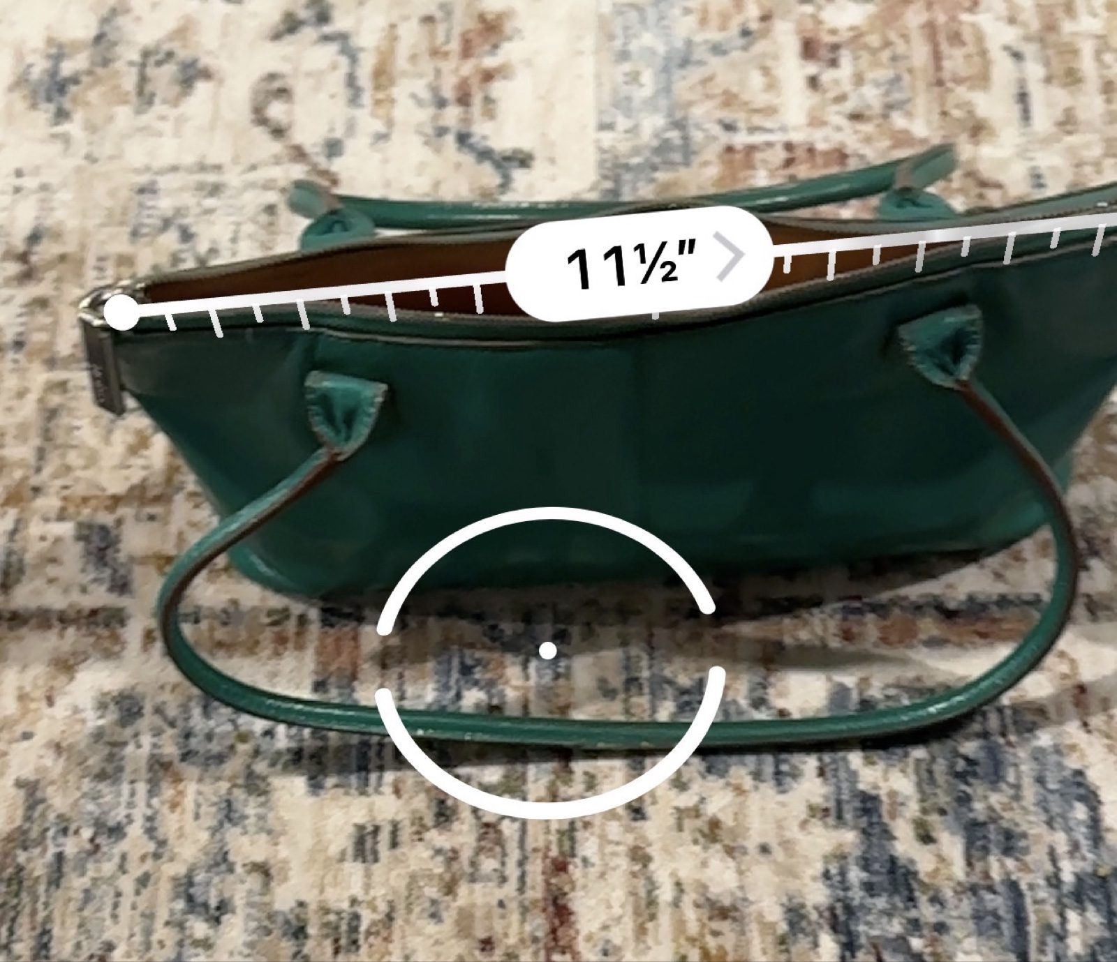 hobo teal leather shoulder bag one size image 6