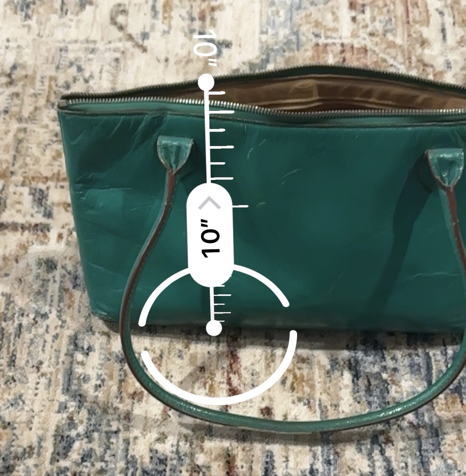 hobo teal leather shoulder bag one size image 7
