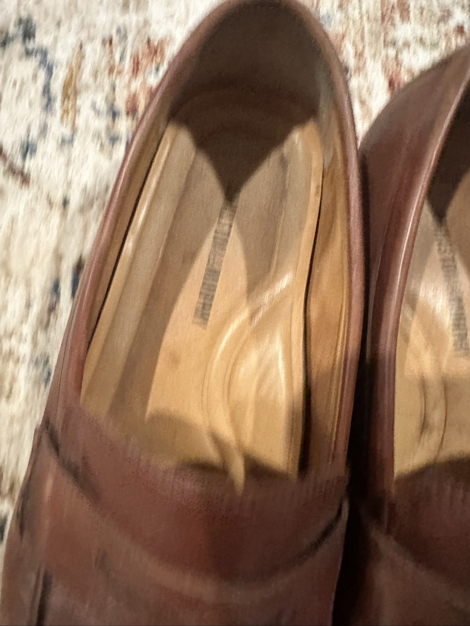 johnston & murphy brown leather loafers 11d image 3