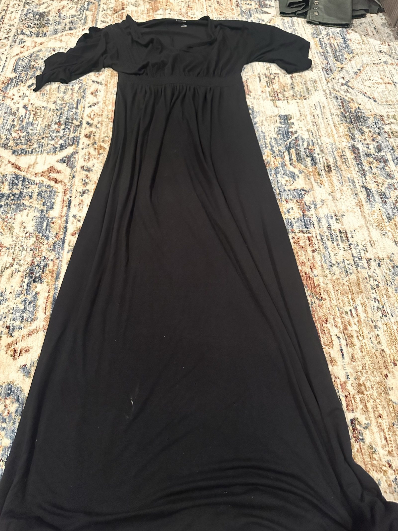 isabel maternity black dress xs image 2