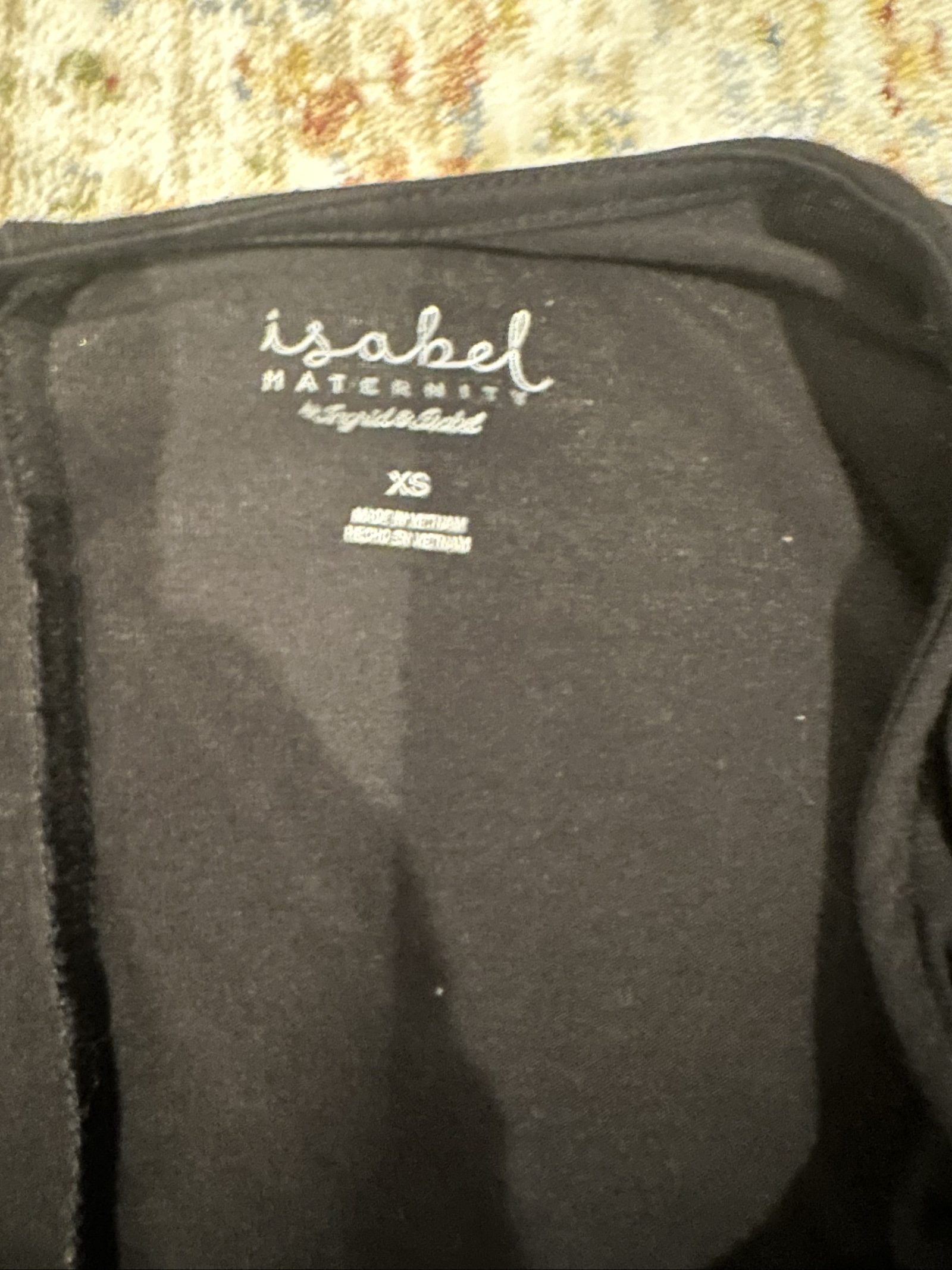 isabel maternity black dress xs image 3