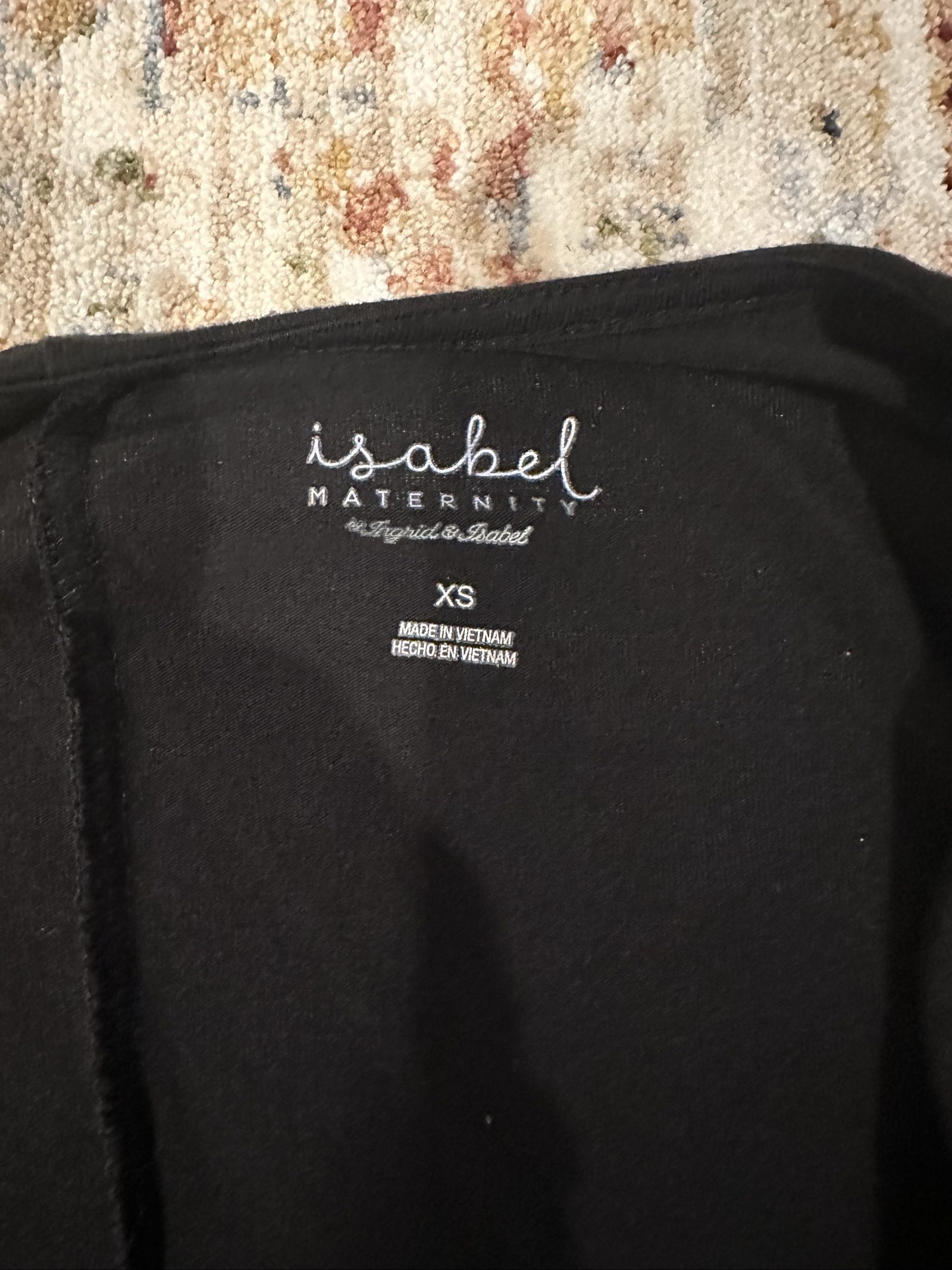 isabel maternity black dress xs image 4