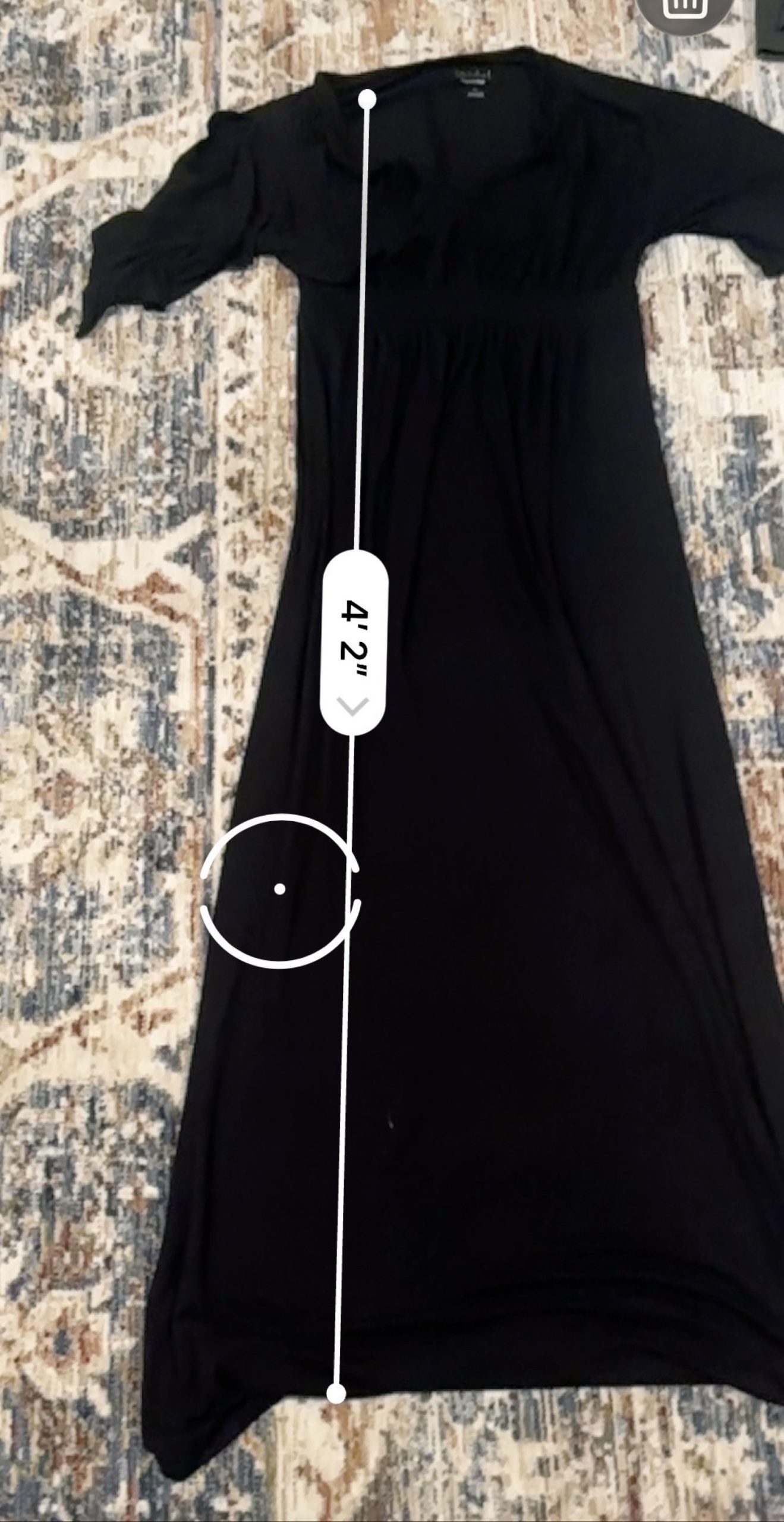 isabel maternity black dress xs image 5