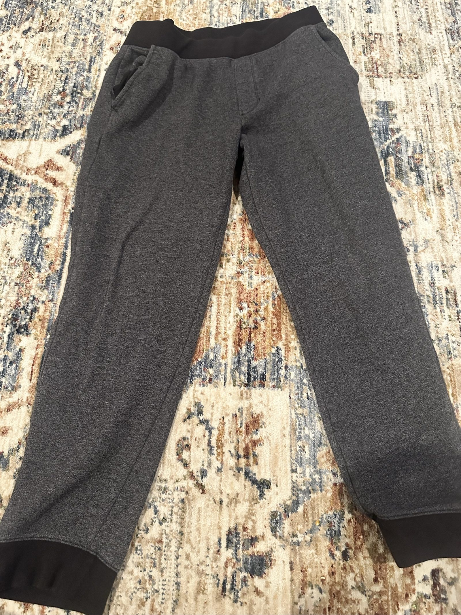 athletic works kids' grey joggers xl husky image 2