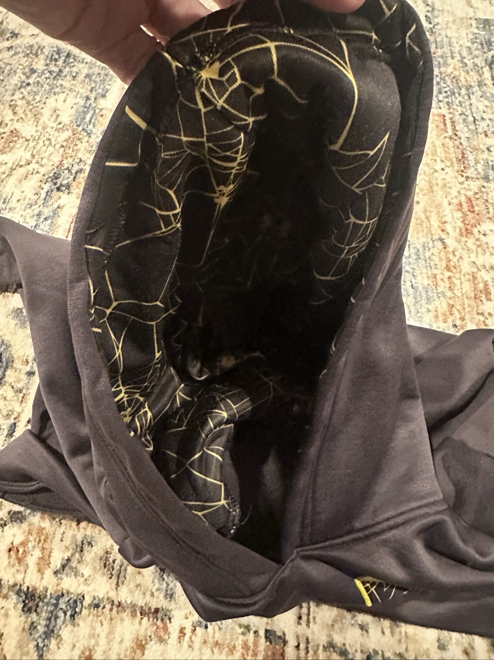 under armour charcoal hoodie kids m image 5