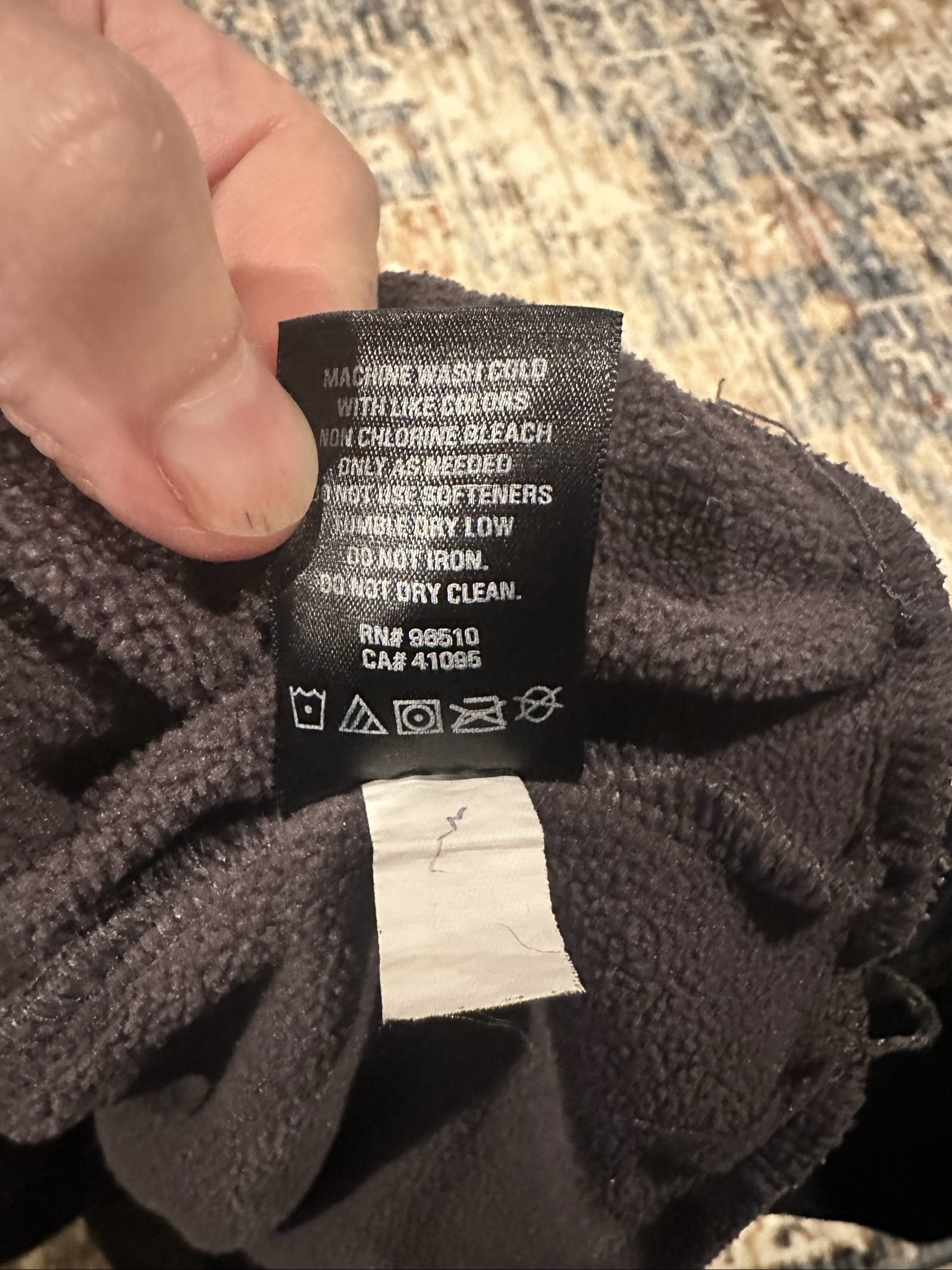 under armour charcoal hoodie kids m image 9