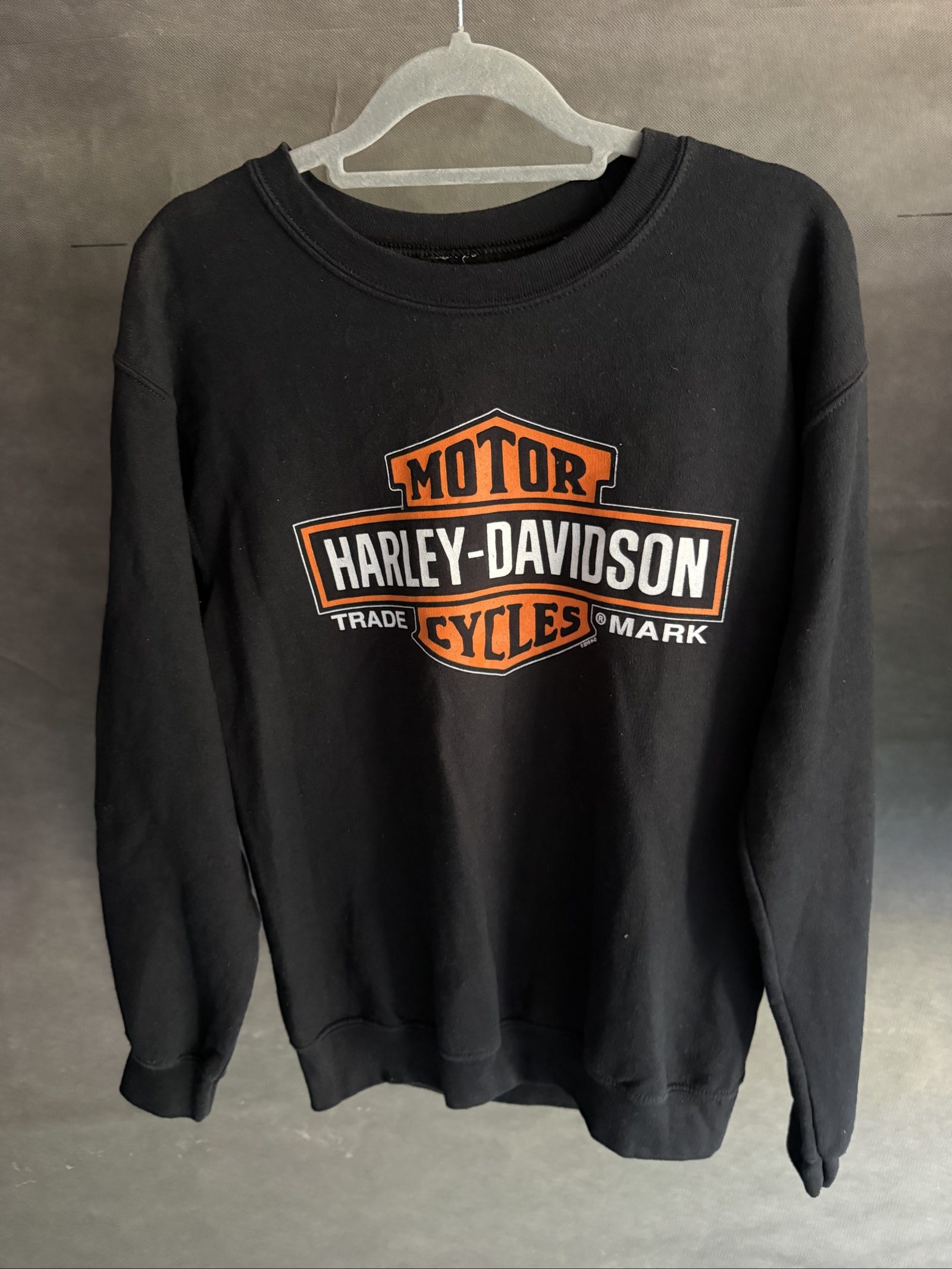 Harley-Davidson Black Logo Sweatshirt size s/m Unisex