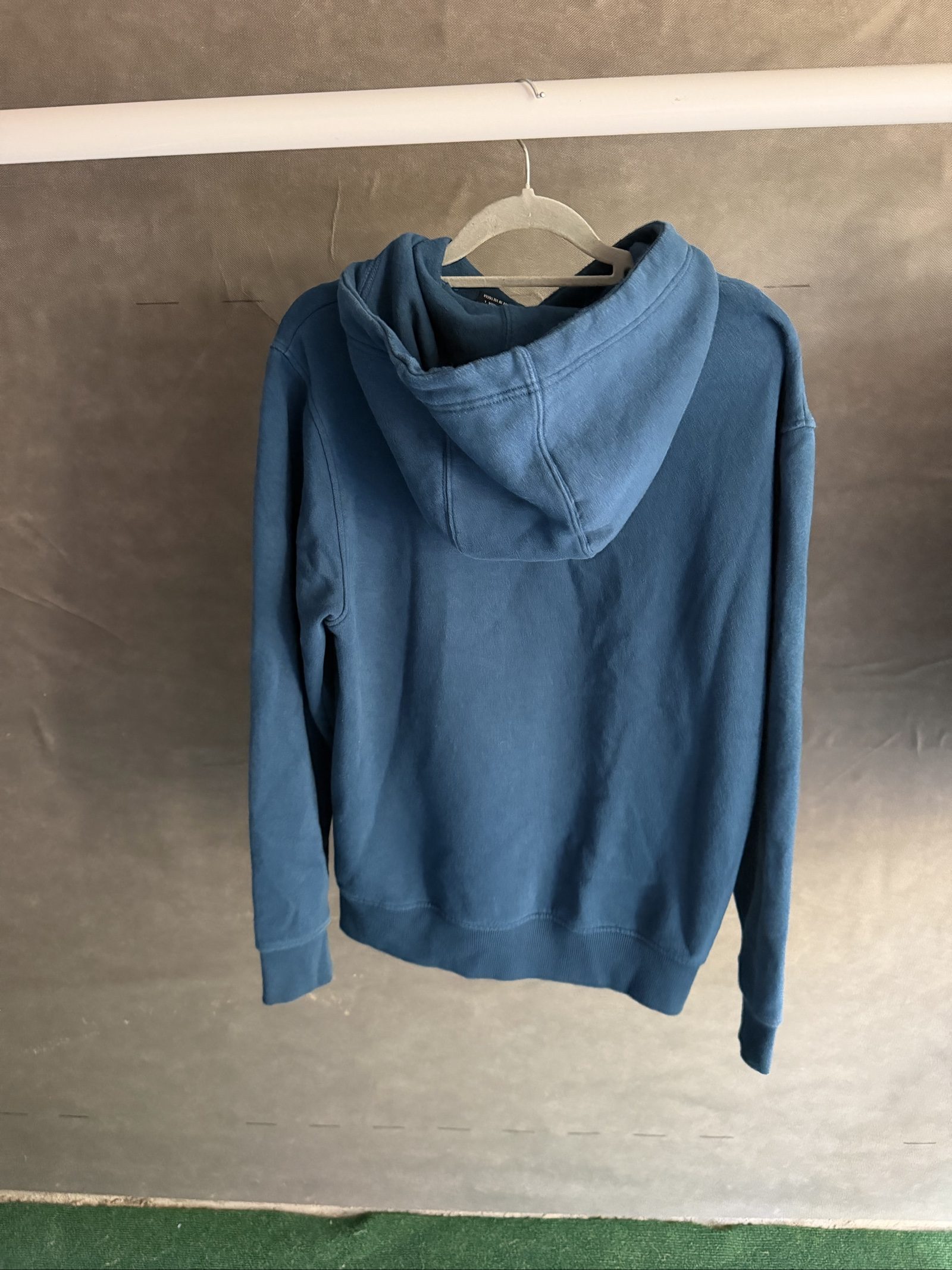 Berghaus Blue & Red Logo Hoodie Medium Made in Vietnam image 2