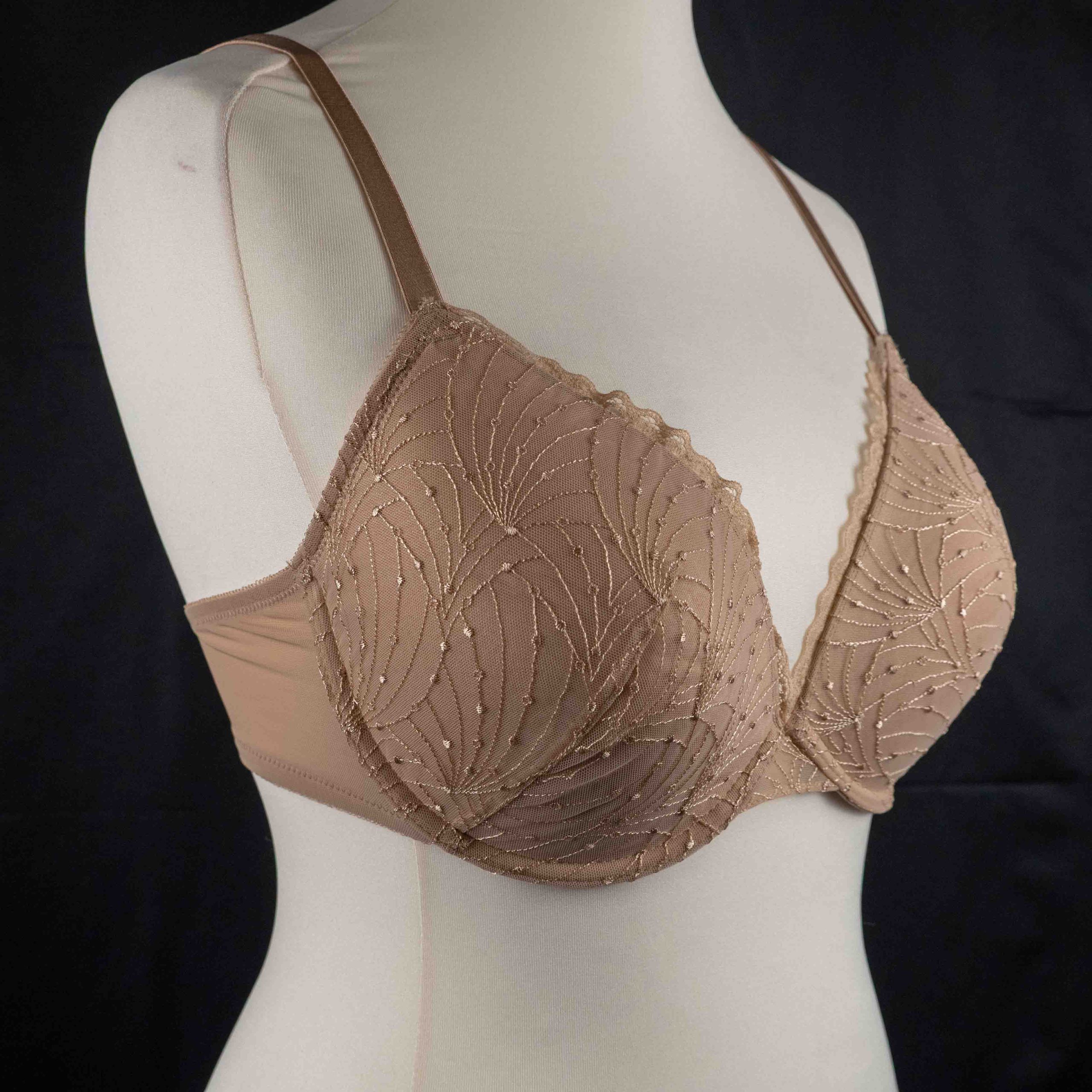 F&F 38D Beige & Black Underwired Bras NWT RRP £18.00 image 3