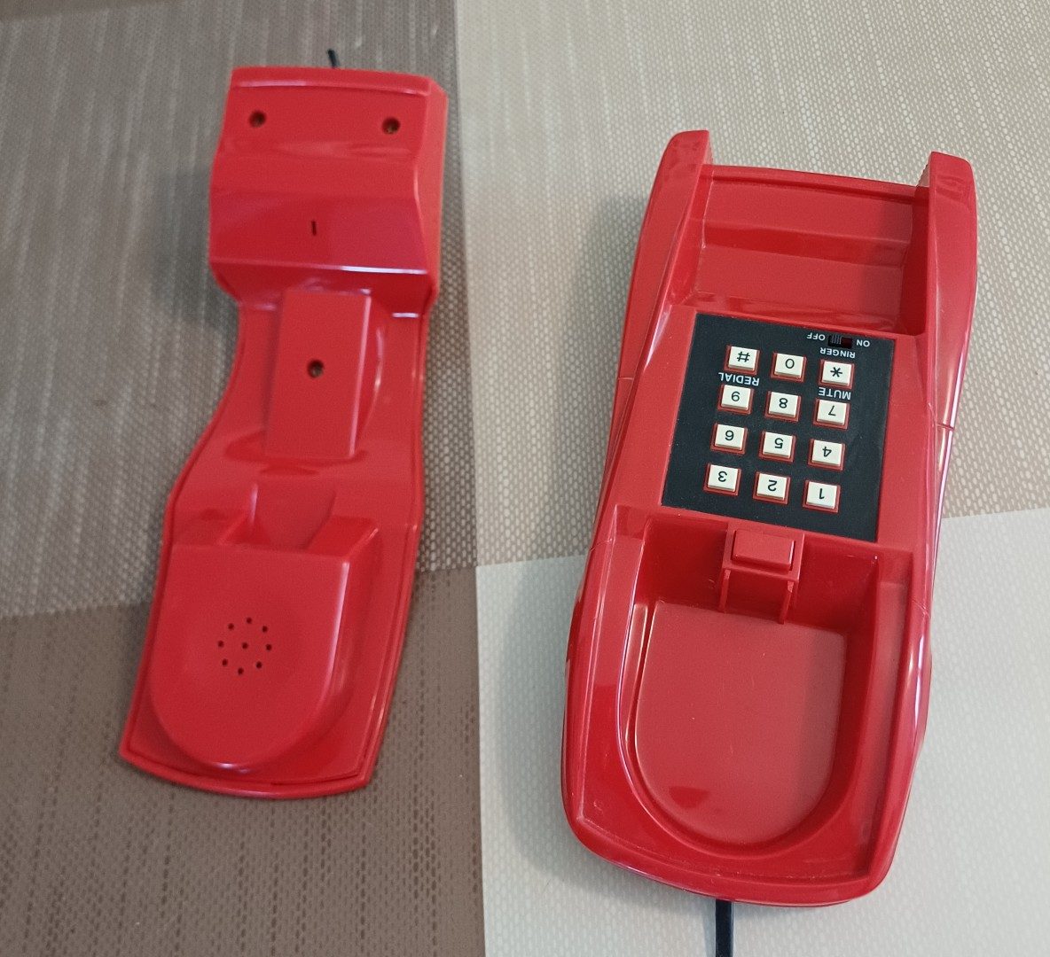 Telefono Master Ferrari Formula Red Vintage Car-Shaped Telephone image 2