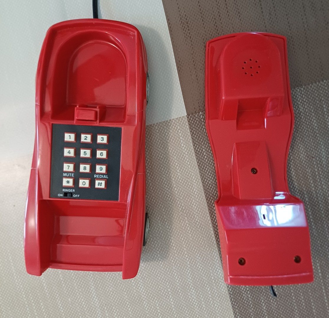 Telefono Master Ferrari Formula Red Vintage Car-Shaped Telephone image 3