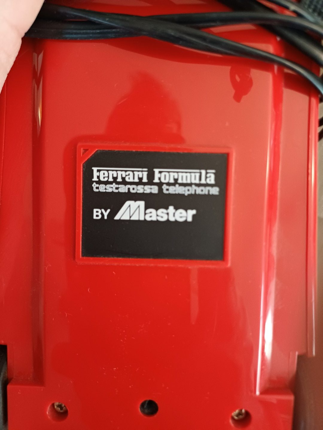 Telefono Master Ferrari Formula Red Vintage Car-Shaped Telephone image 5