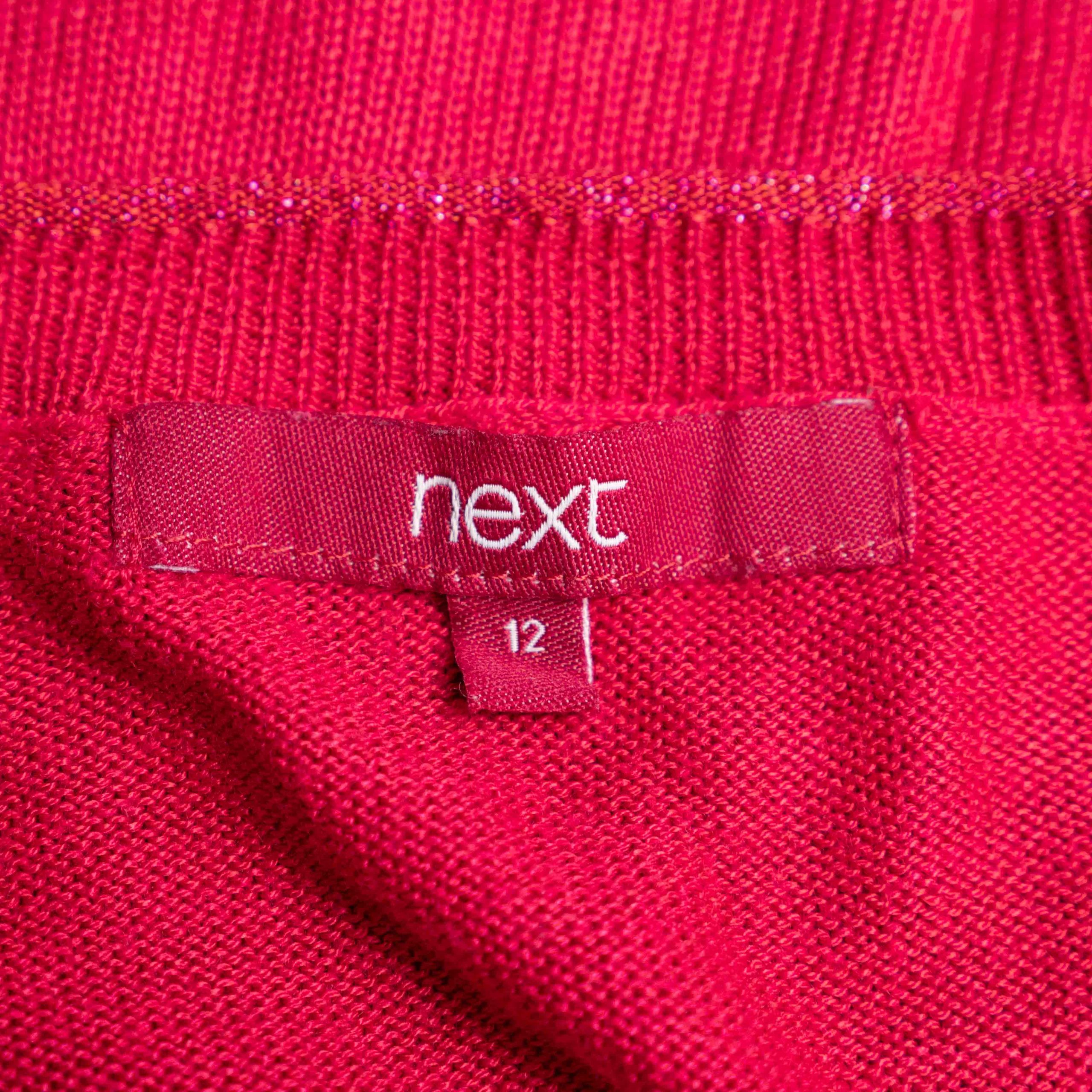 Next 12 Pink Lightweight Sweater Pre-Owned image 6