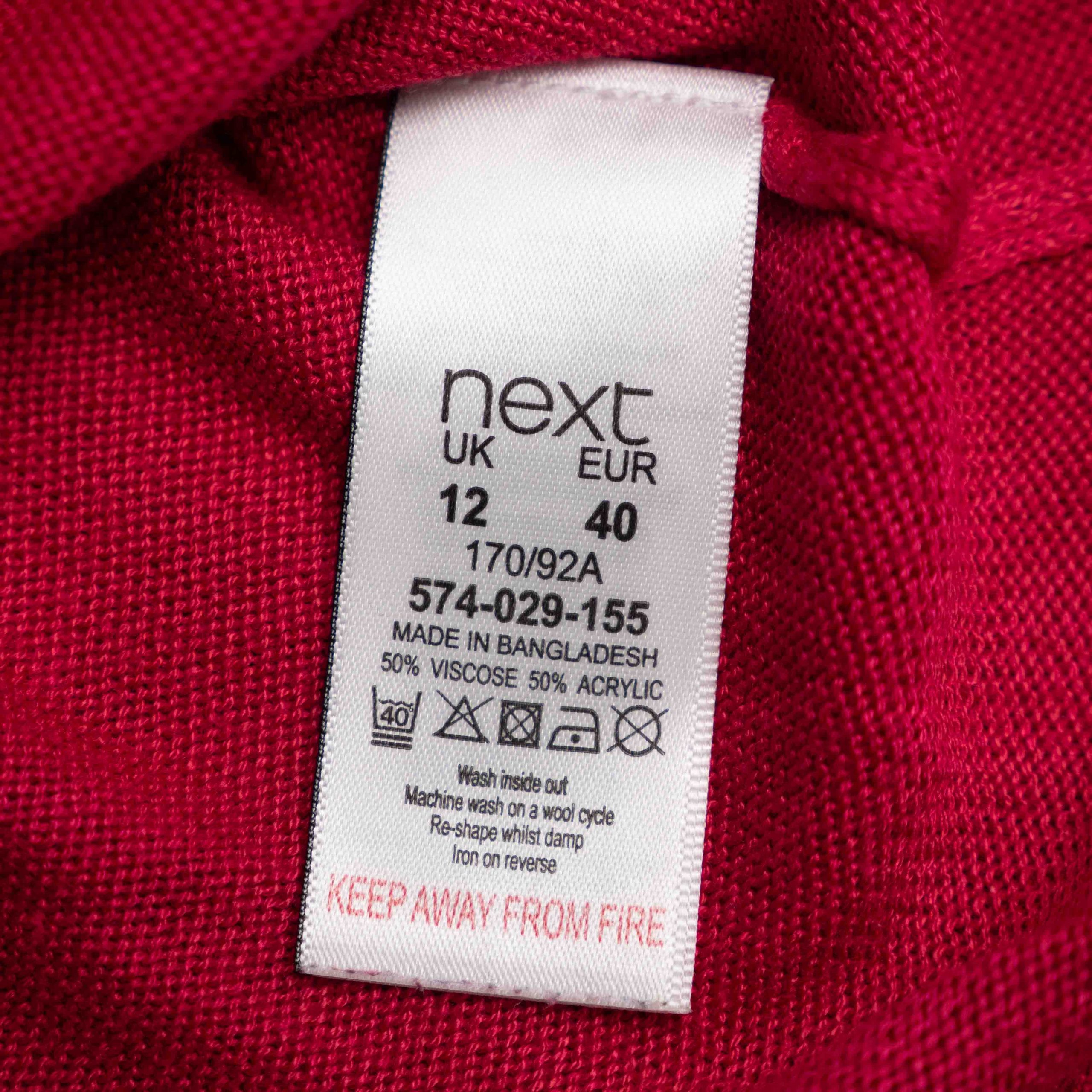 Next 12 Pink Lightweight Sweater Pre-Owned image 7