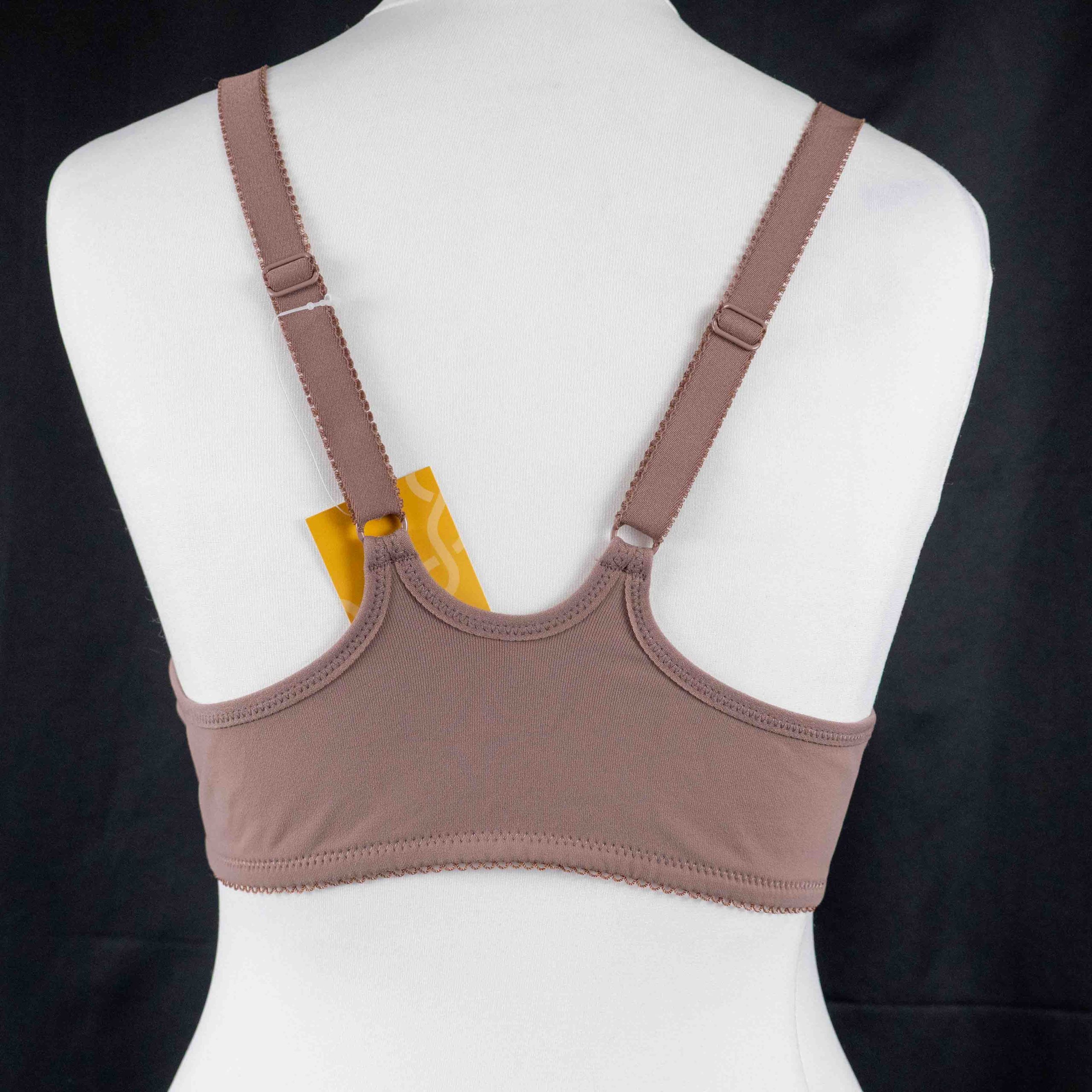 Delimira Nude Underwire Front Close Bra Adjustable Straps Medium image 4