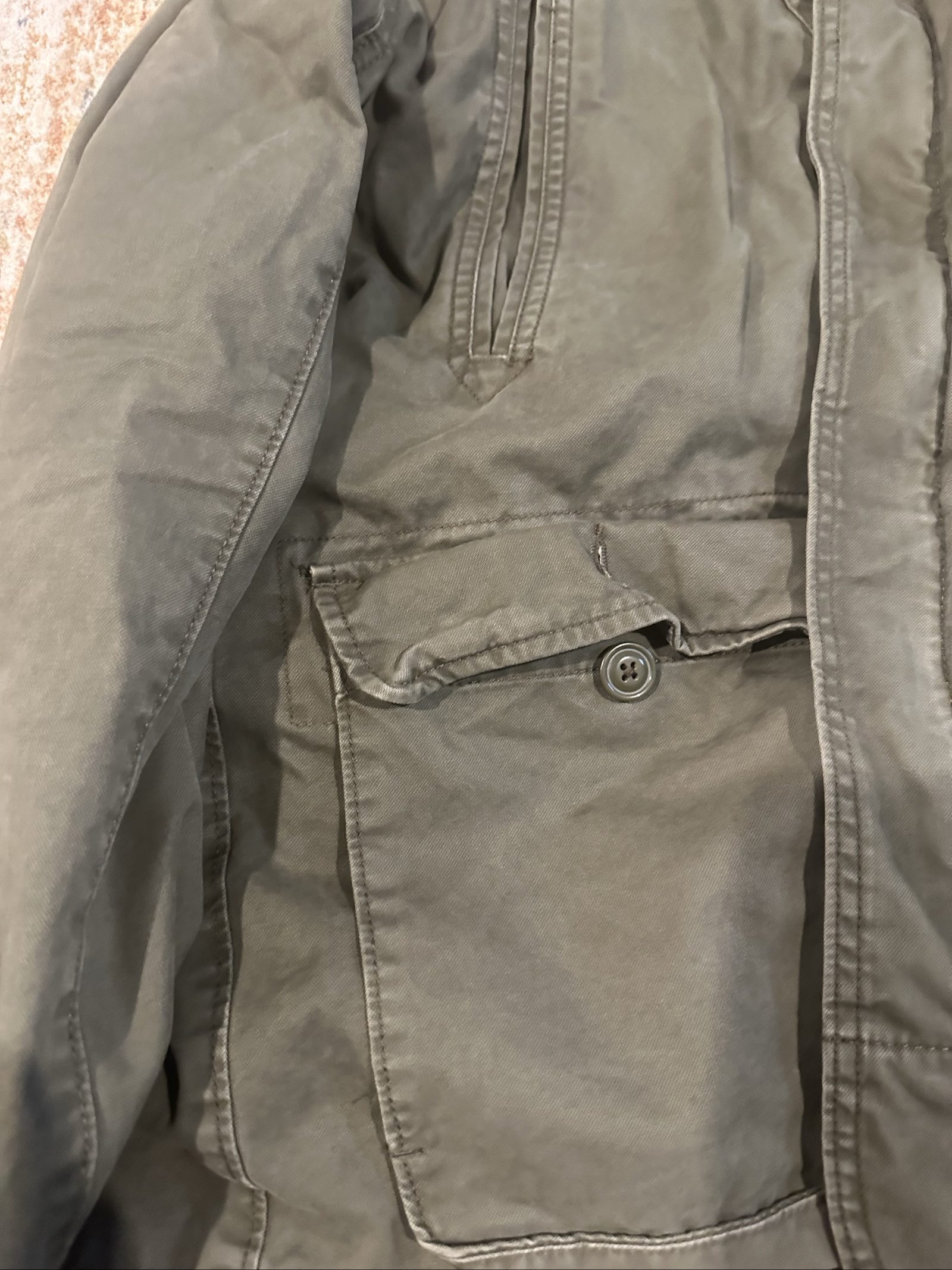 gap olive green jacket large image 3