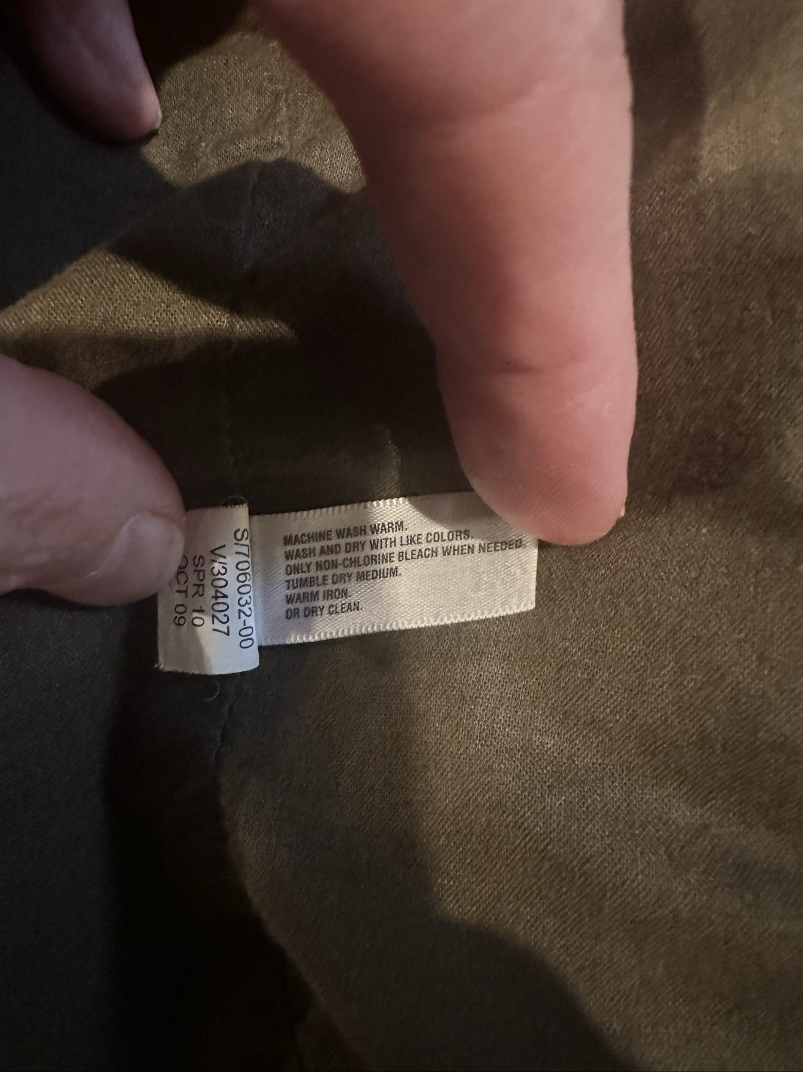 gap olive green jacket large image 8