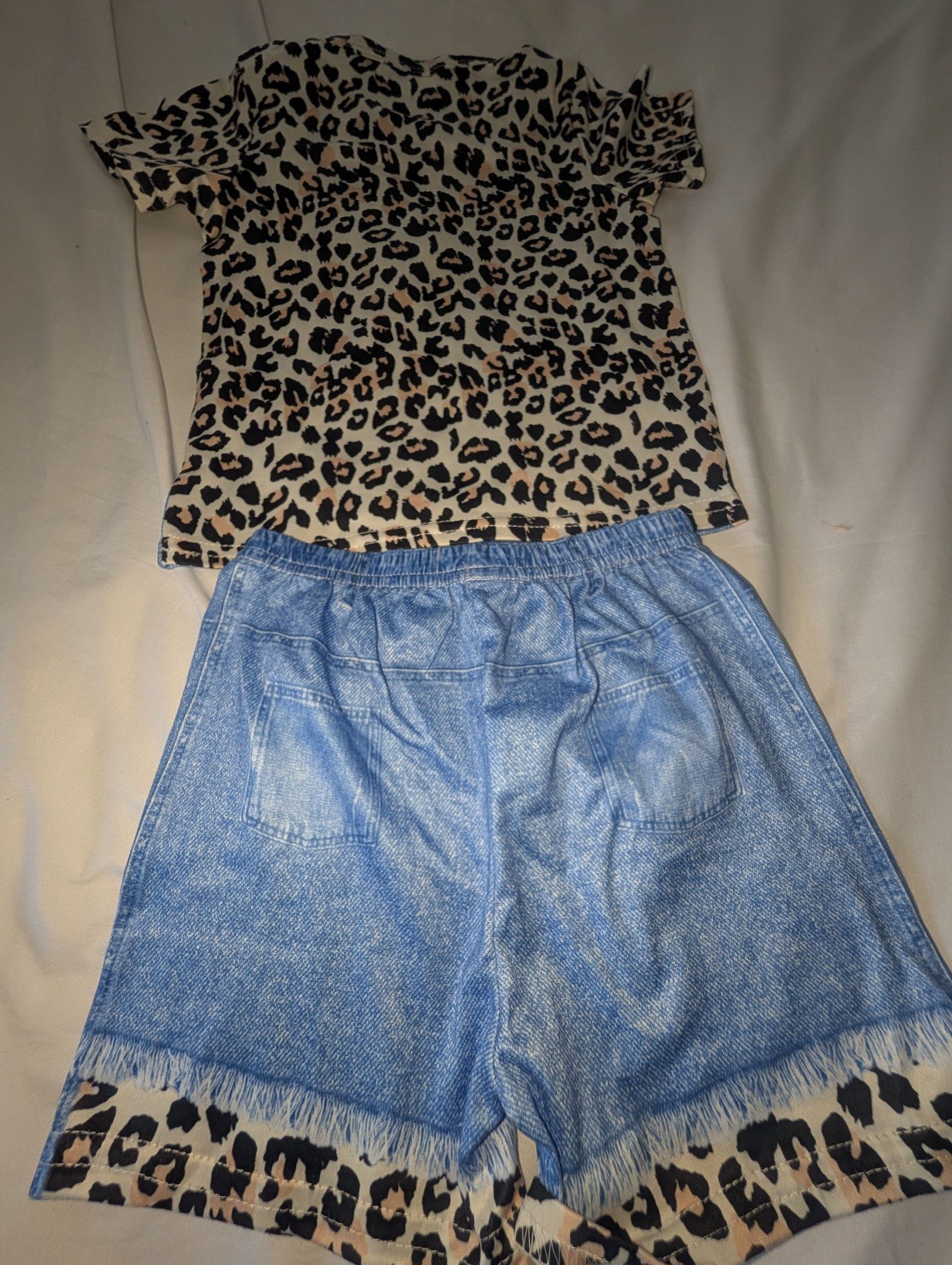 Blue & Multi Animal Print 2 Piece Set image 3