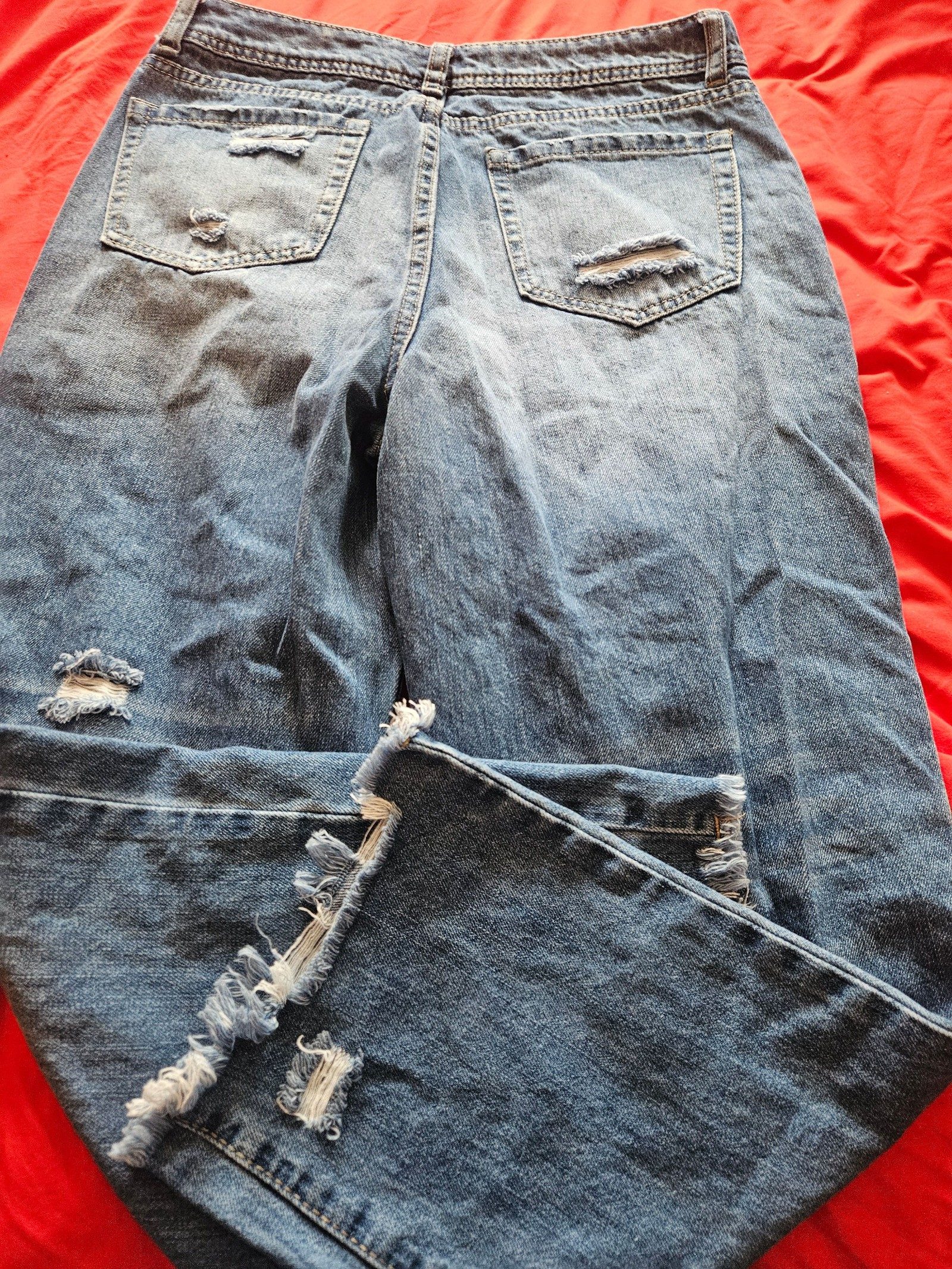 Flamingals distressed women's jeans small image 3