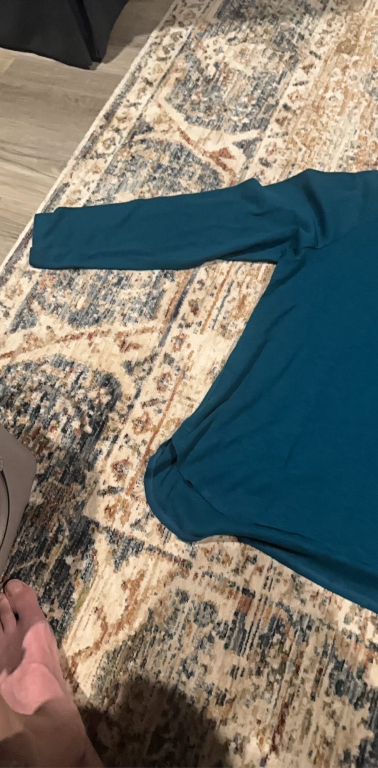 kirkland teal long sleeve shirt xxl image 4