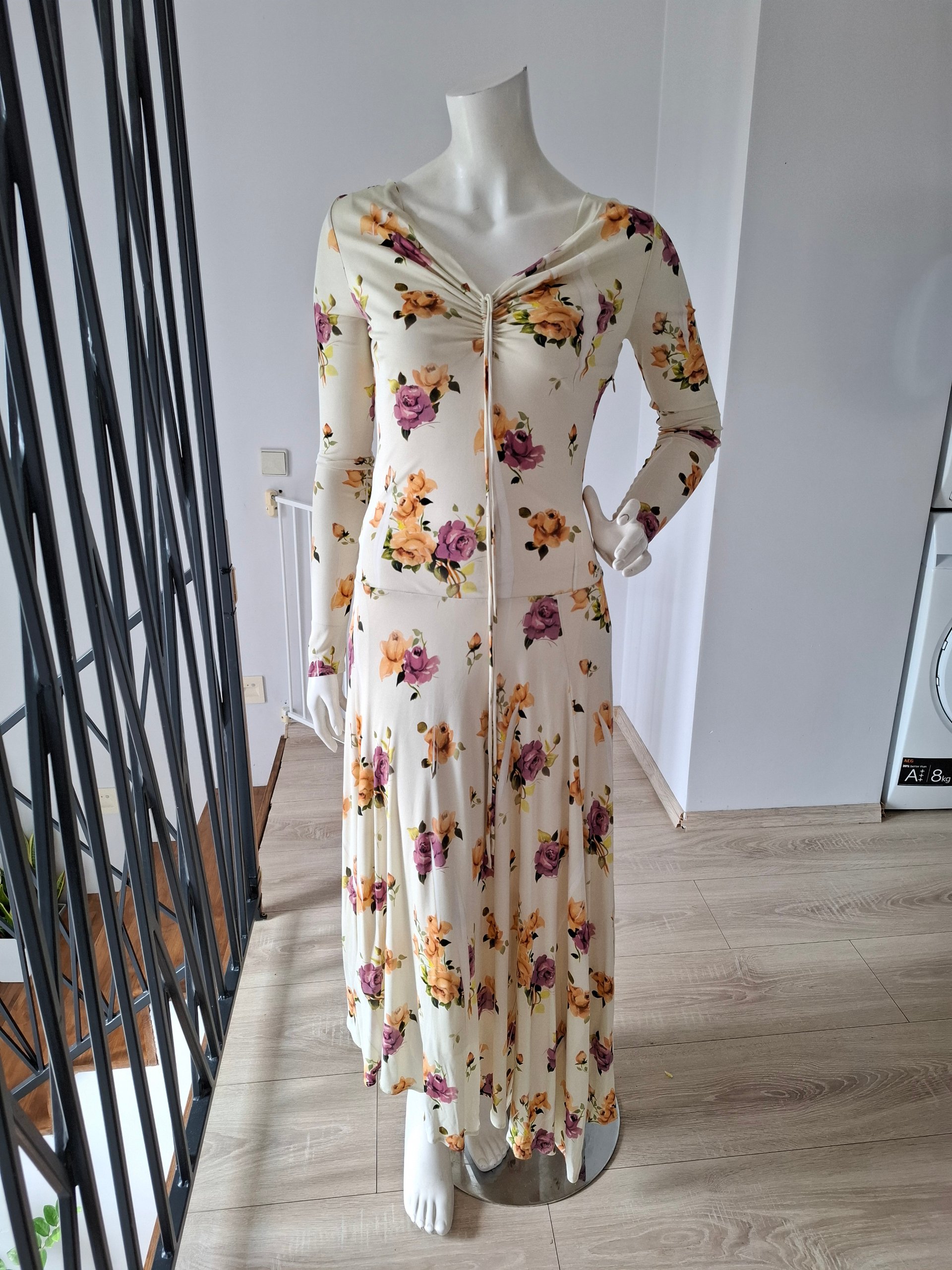 New Acne Studios Floral Print Maxi Dress Size M image 8