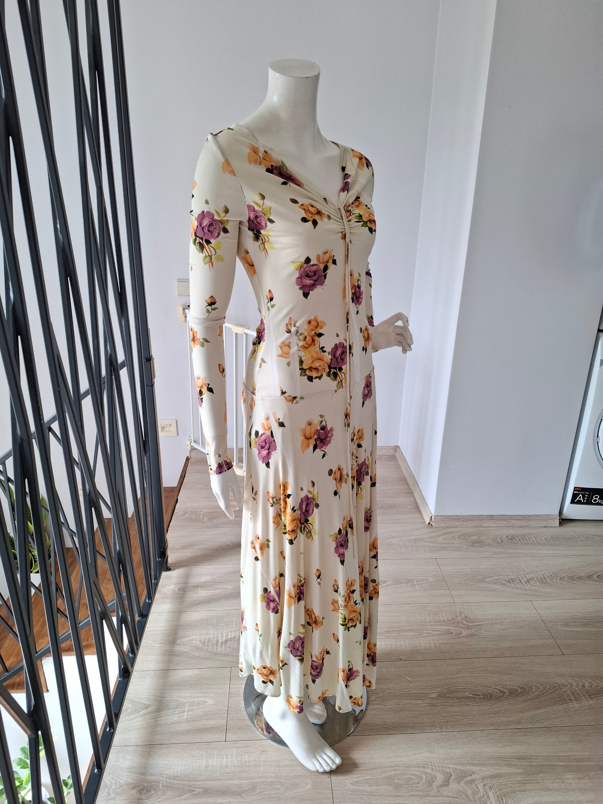 New Acne Studios Floral Print Maxi Dress Size M image 10