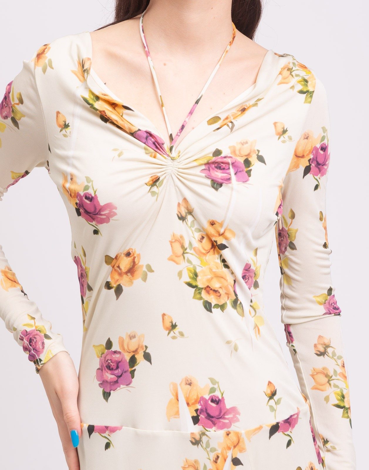 New Acne Studios Floral Print Maxi Dress Size M image 7