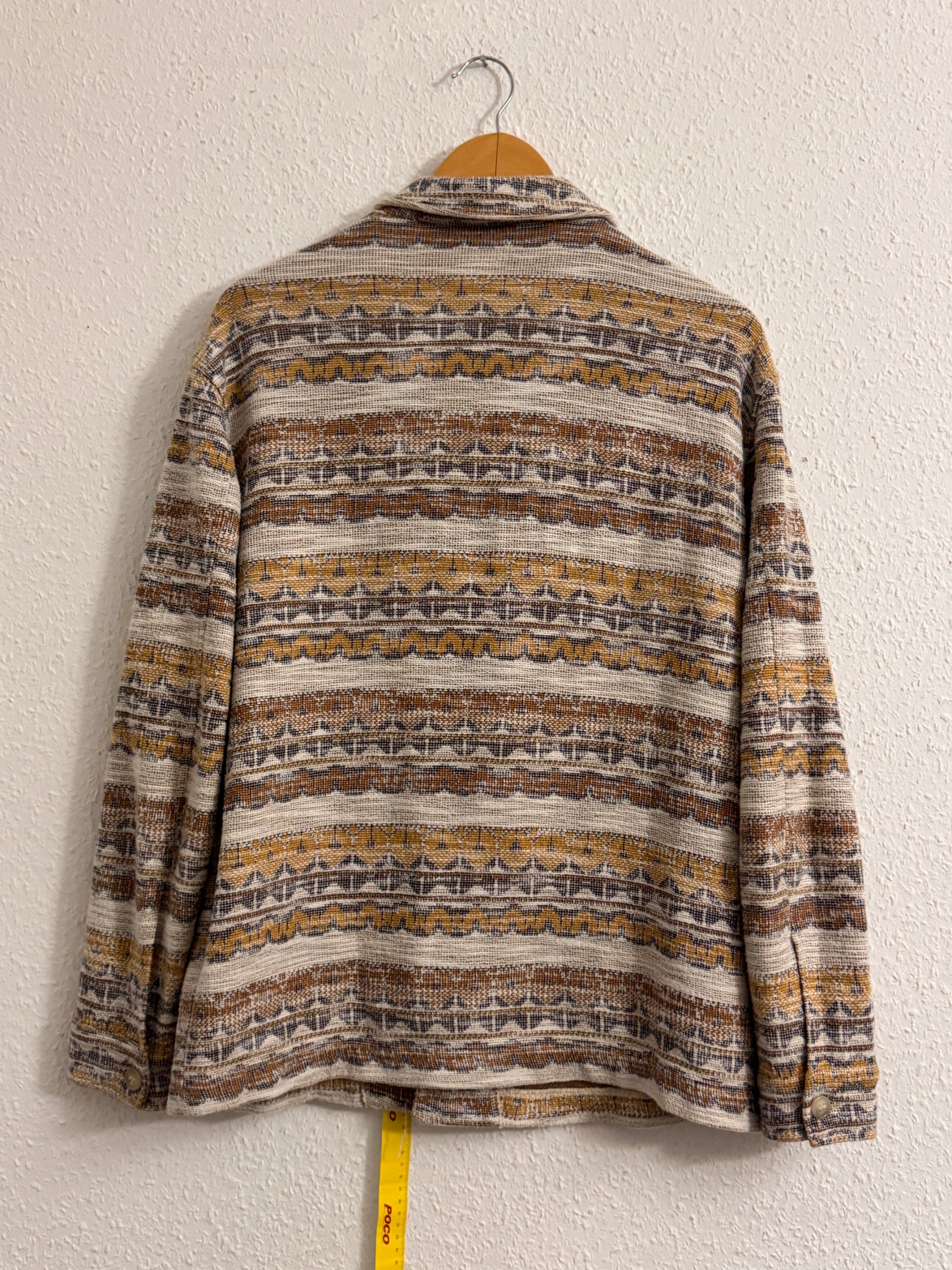 Zara Multicolour Patterned Long Sleeve Button Jacket M image 10