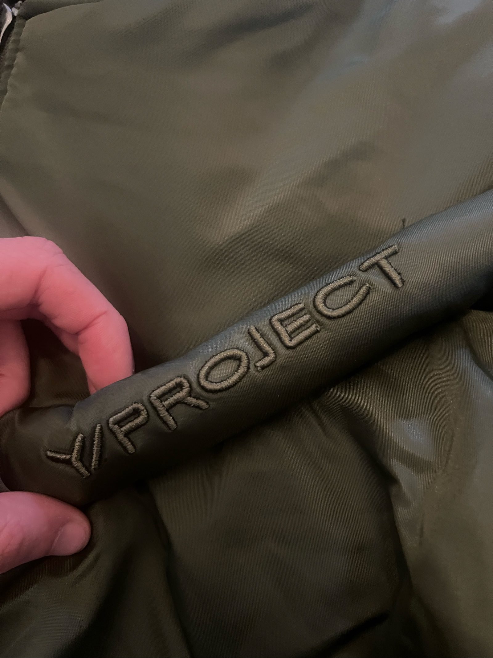 Y/Project Pinched Logo Bomber image 3