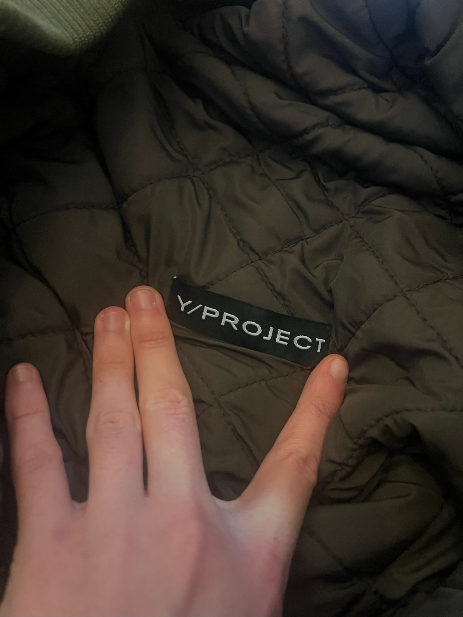Y/Project Pinched Logo Bomber image 4