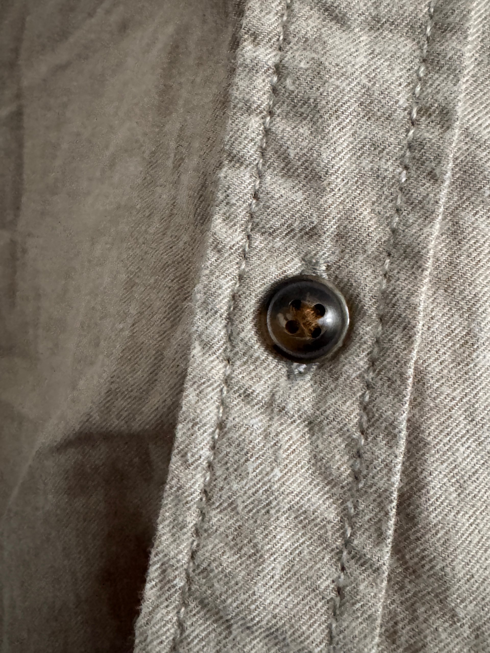 Jack & Jones Men's Beige Cotton Shirt M image 8