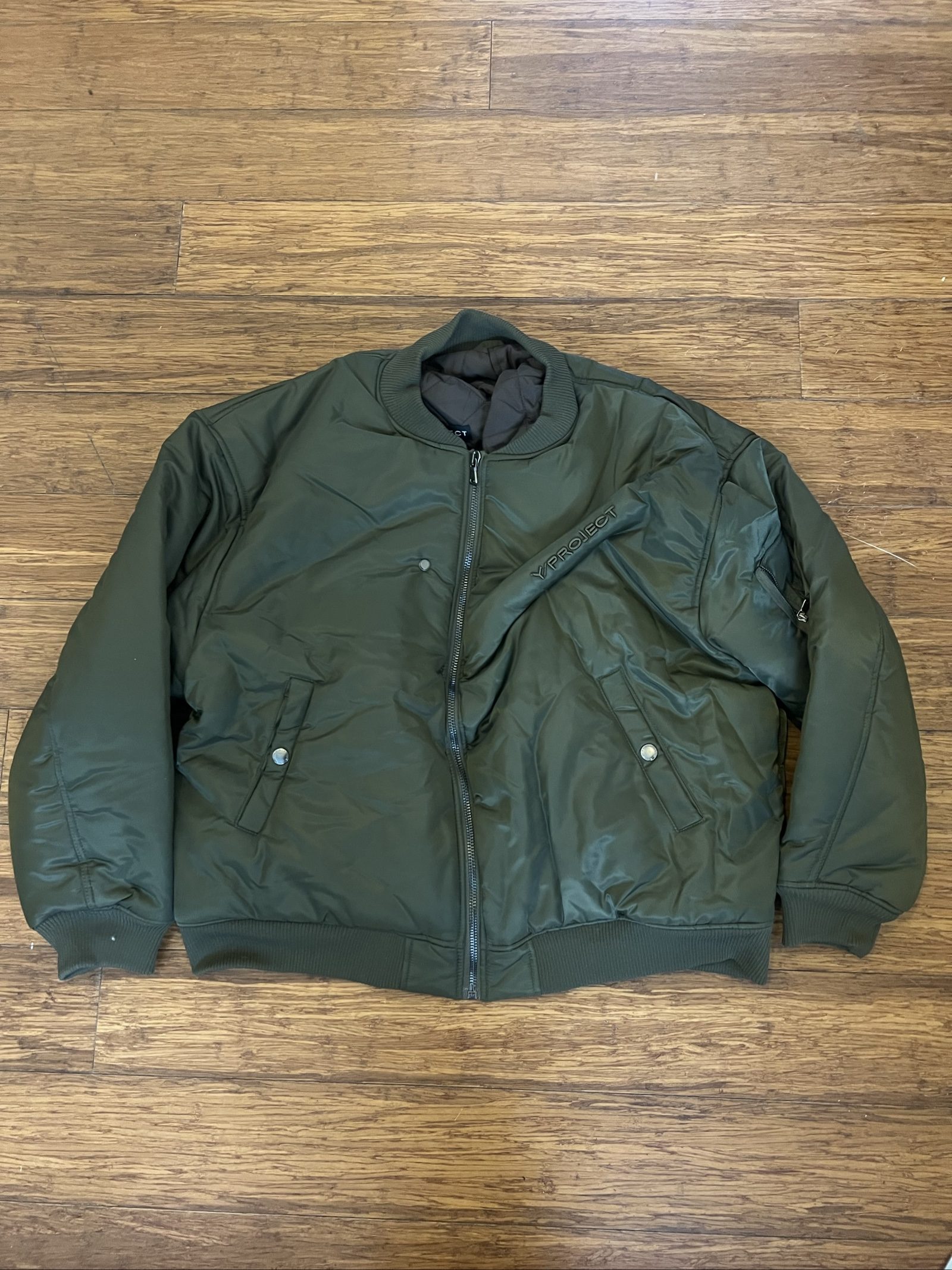 Y/Project Pinched Logo Bomber image 2