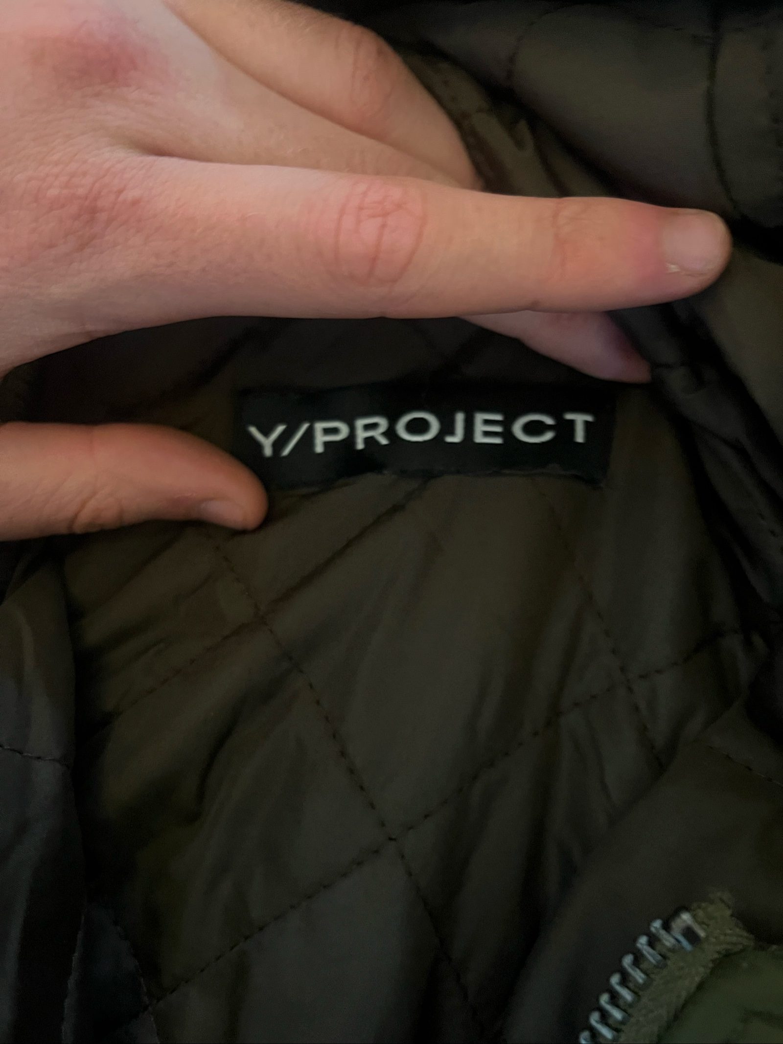 Y/Project Pinched Logo Bomber image 9