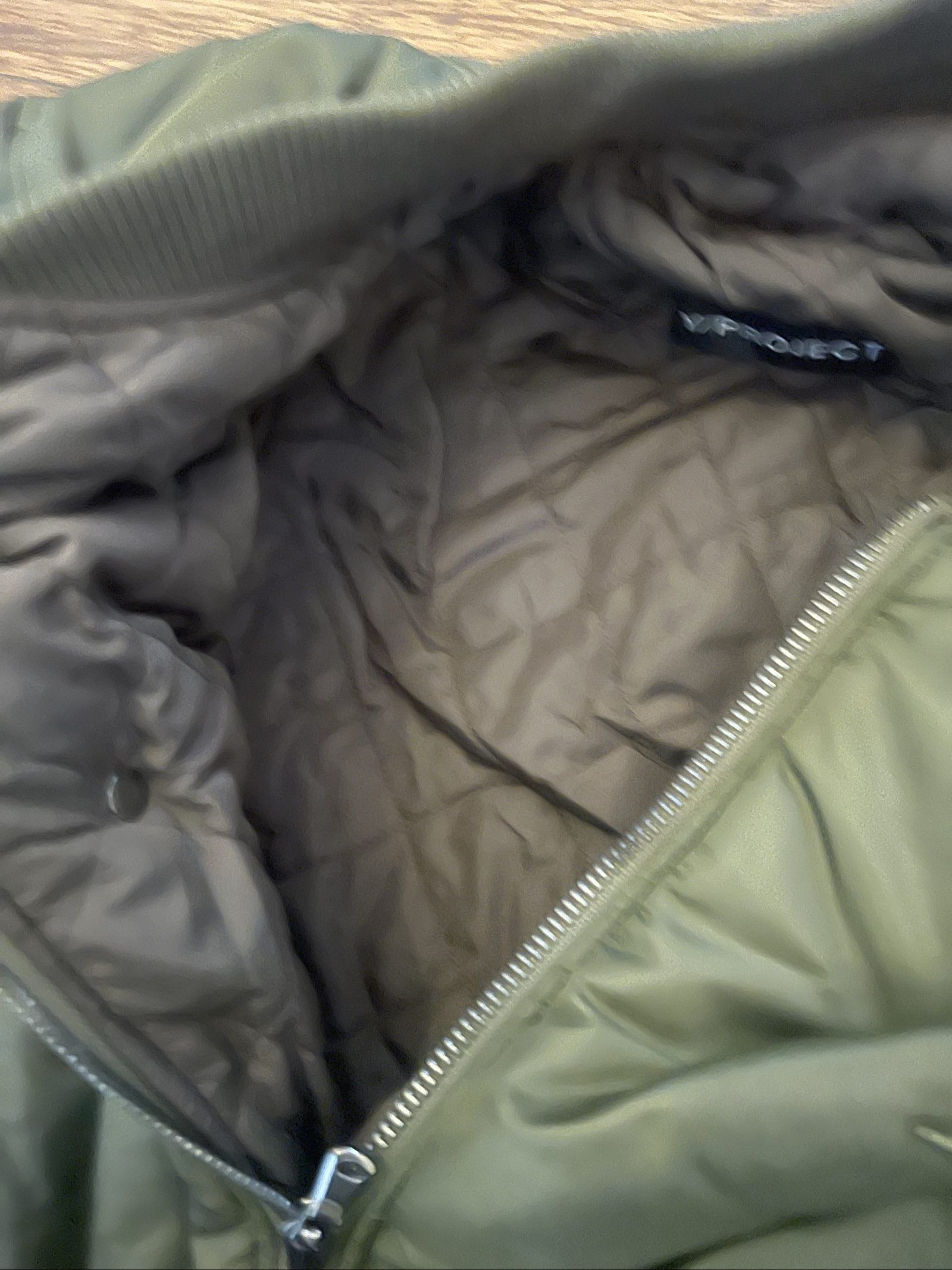 Y/Project Pinched Logo Bomber image 10