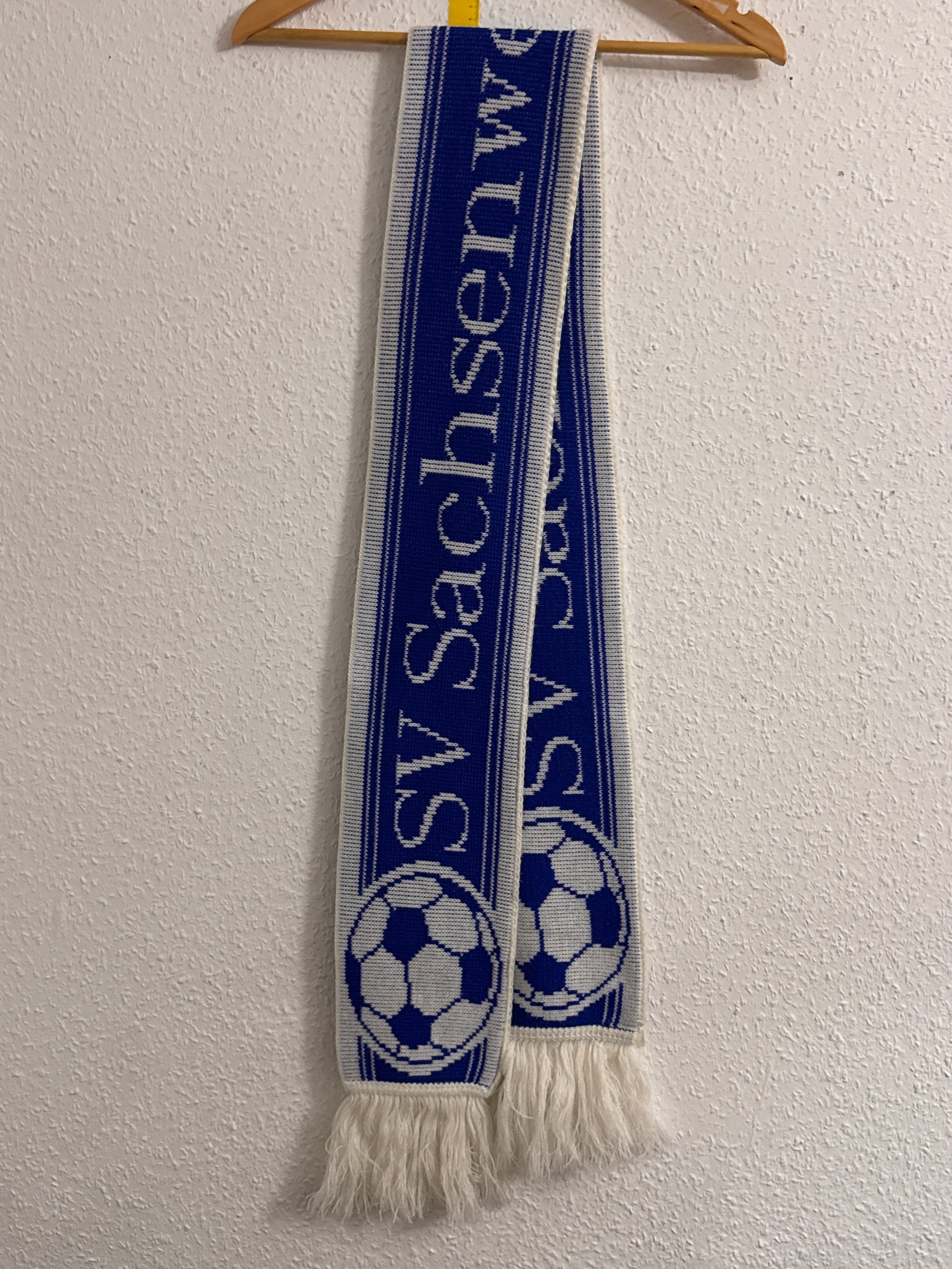 SV Sachsenw V Blue & White Football Fan Scarf 3140