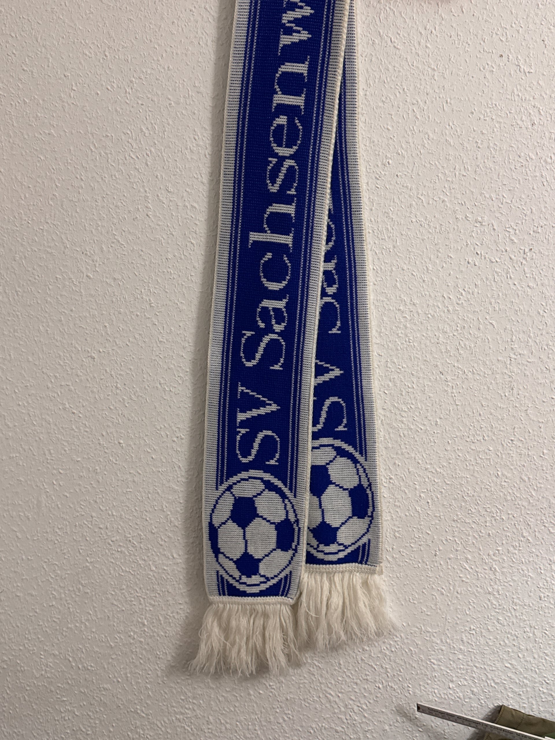 SV Sachsenw V Blue & White Football Fan Scarf 3140 image 4