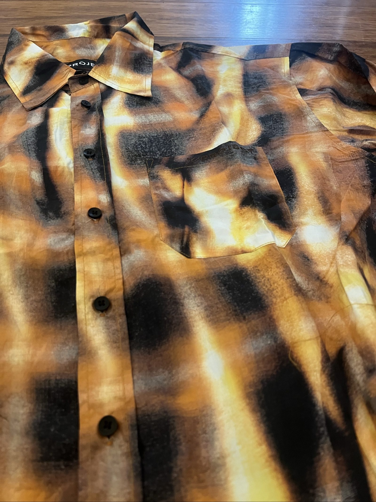 Y/Project Sun Bleach Check Shirt image 9