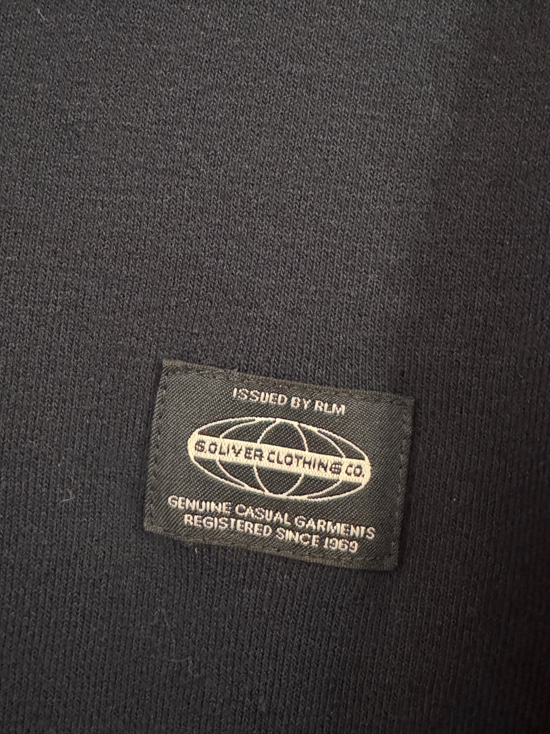 s.Oliver Navy Blue Men's Half-Zip Sweatshirt XXL image 6