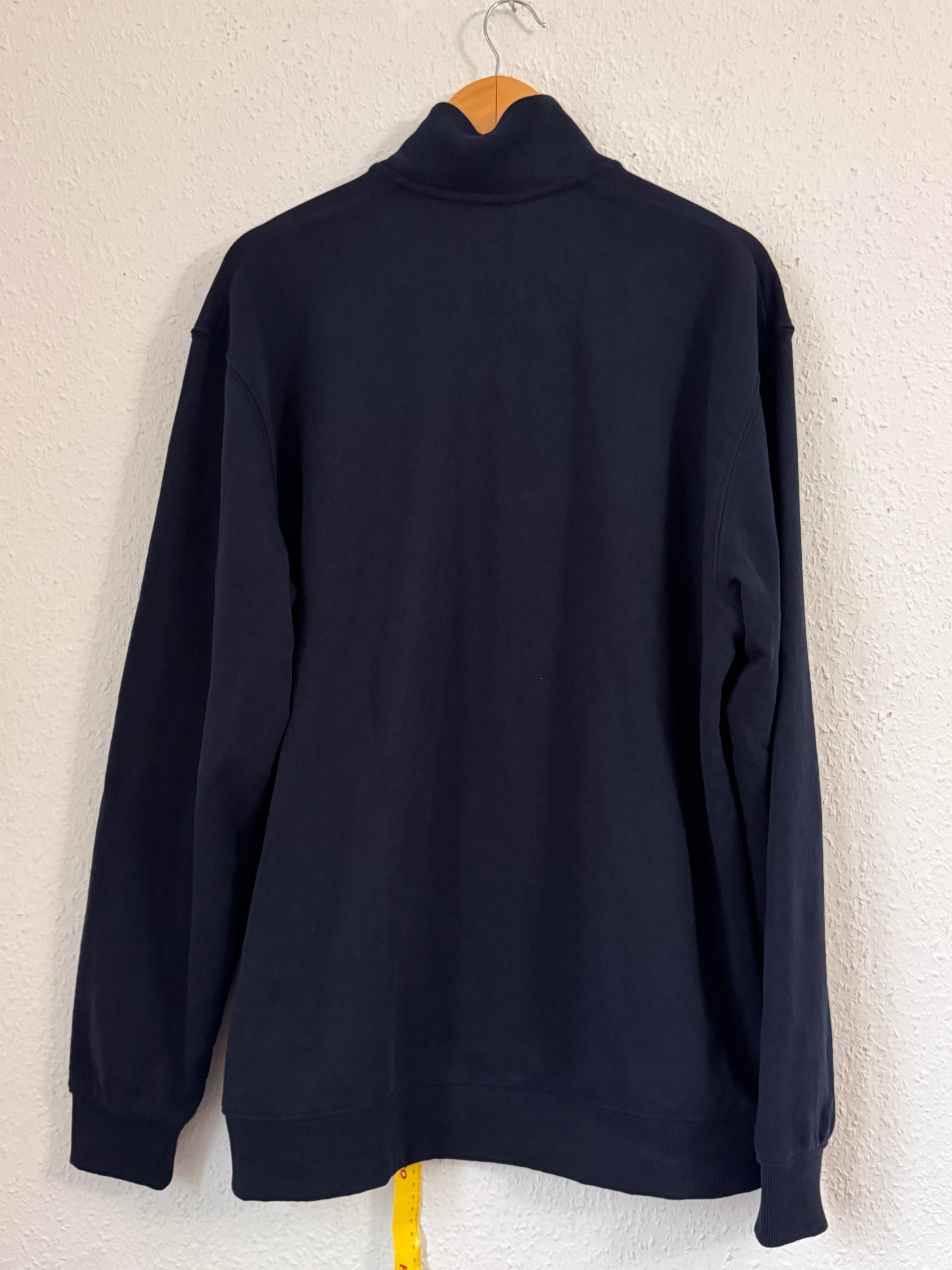 s.Oliver Navy Blue Men's Half-Zip Sweatshirt XXL image 8