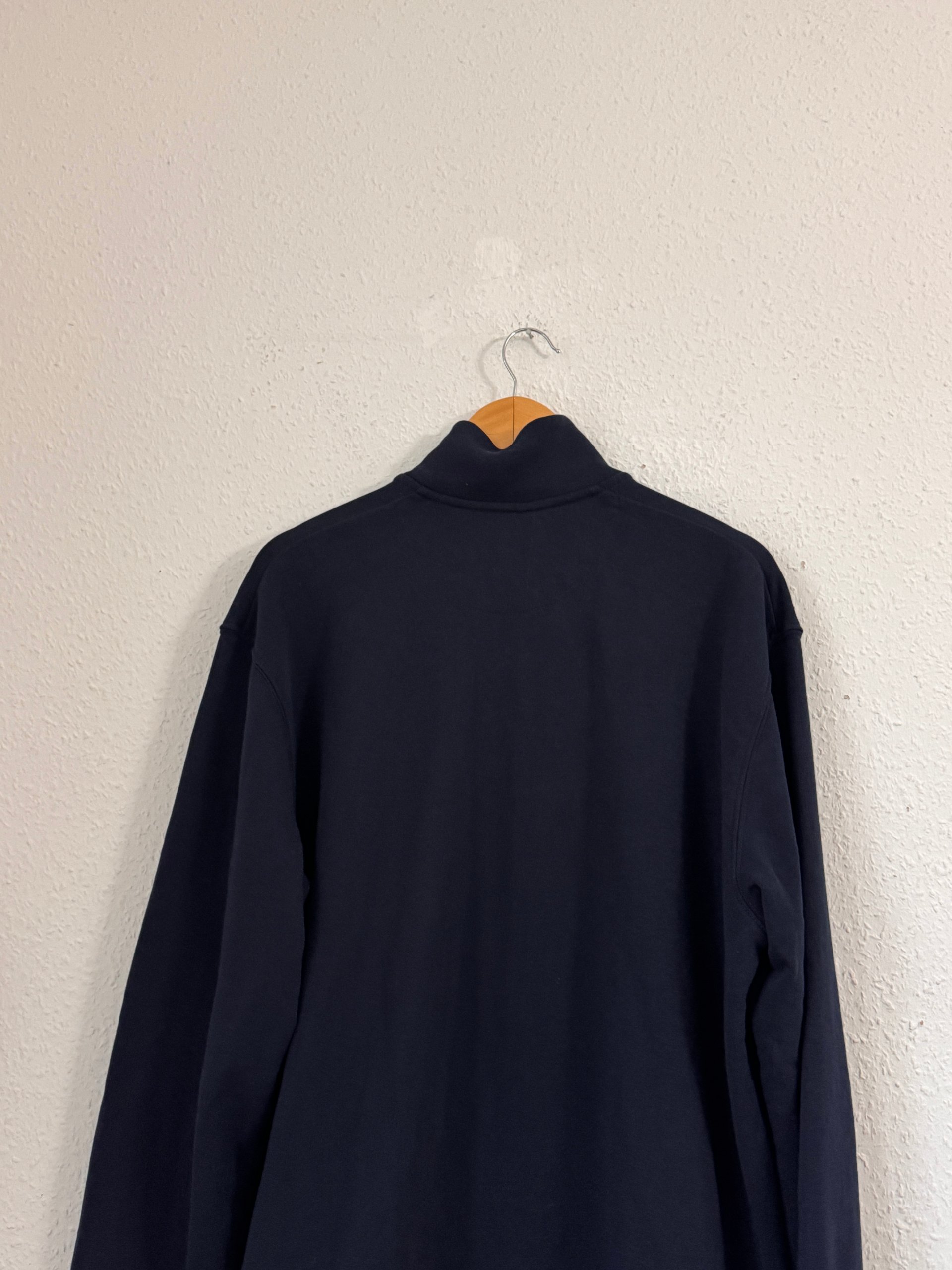 s.Oliver Navy Blue Men's Half-Zip Sweatshirt XXL image 9